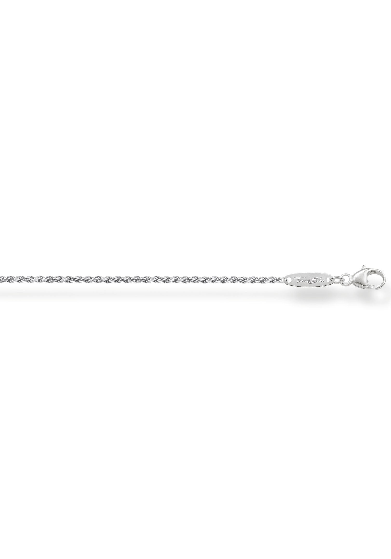 THOMAS SABO Collierkettchen »Kordelkettengliederung, 1,0 mm breit, KE1348«