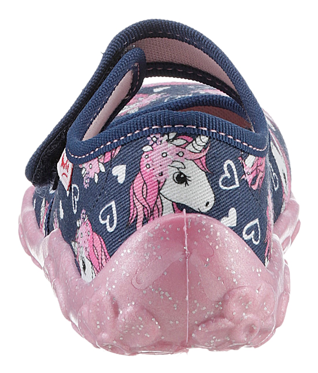 Superfit Hausschuh »BONNY WMS: Mittel«, Kindergartenschuh mit Einhorn-Motiv, Größenschablone zum Download