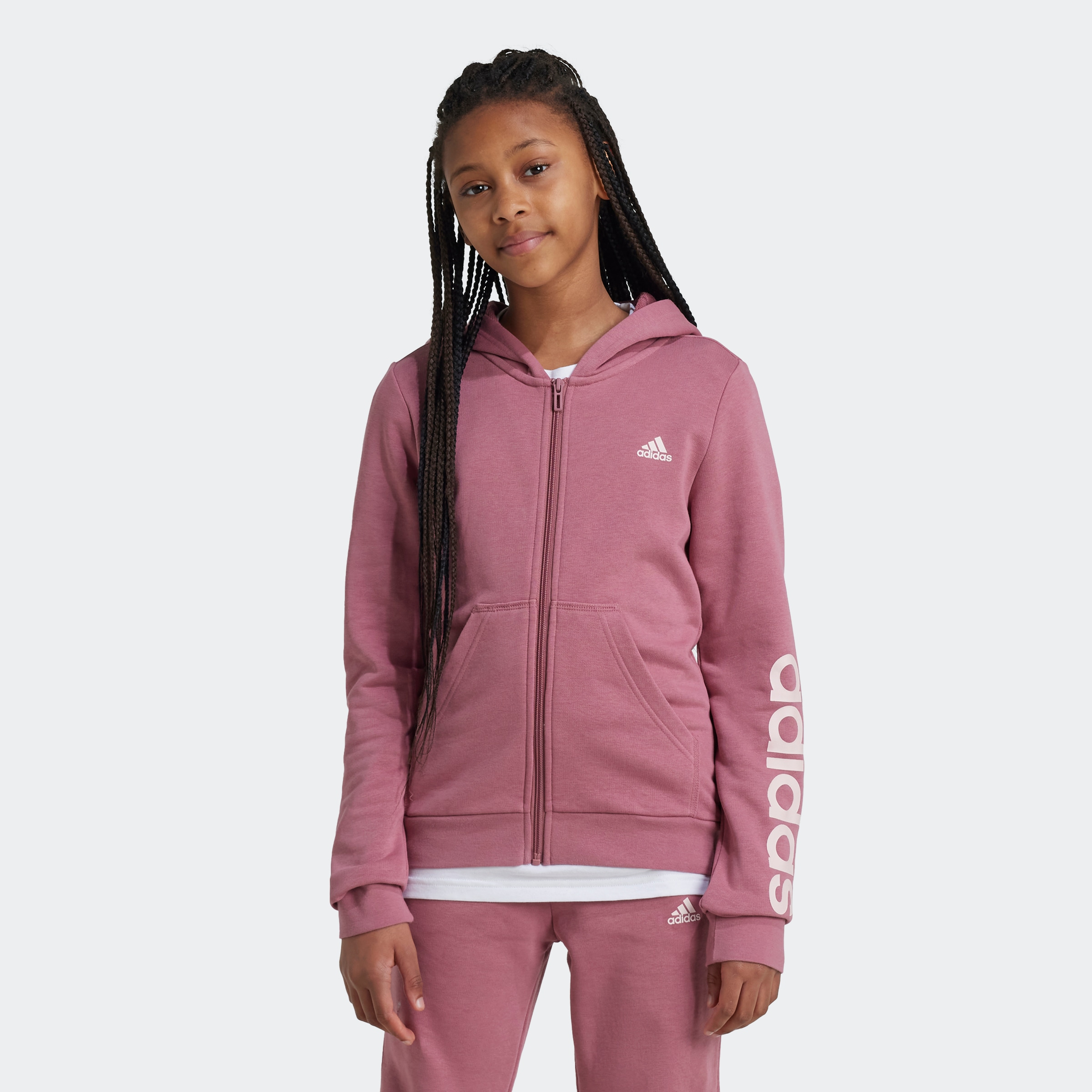 adidas Sportswear Kapuzensweatjacke »ESSENTIALS LINEAR LOGO KAPUZENJACKE«