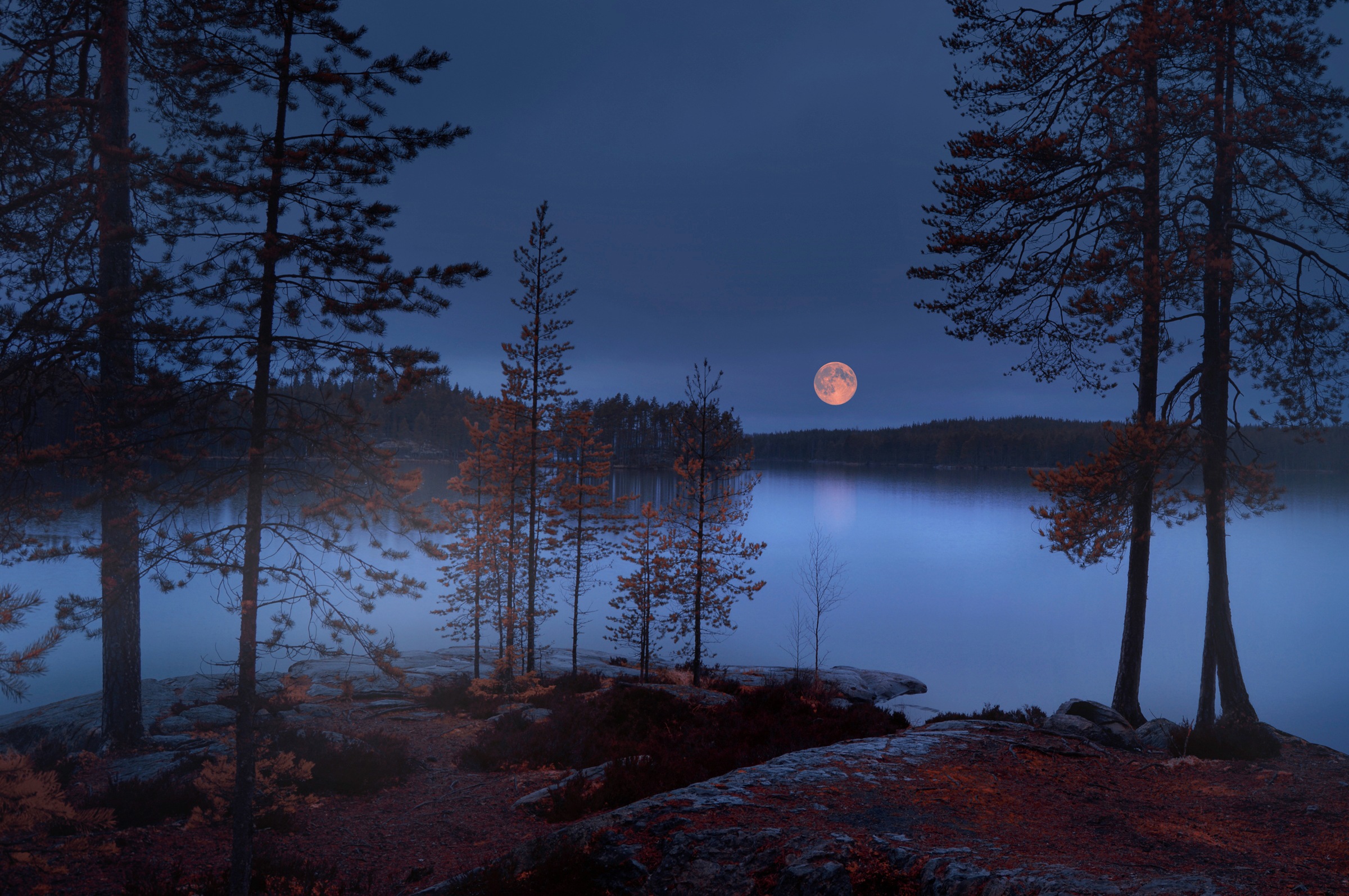 Fototapete »Photo-Art NIKKI GEORGIEVA V, ROTER MOND«