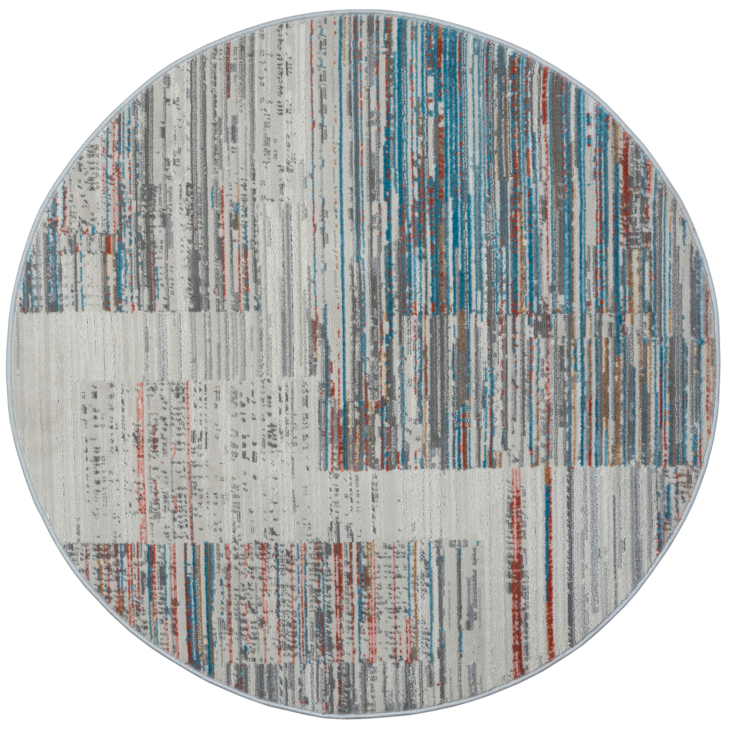 Myflair Möbel & Accessoires Teppich »My Colors« rund 8 mm Höhe Kurzflor, Retro-Design, besonders weich durch Microfaser