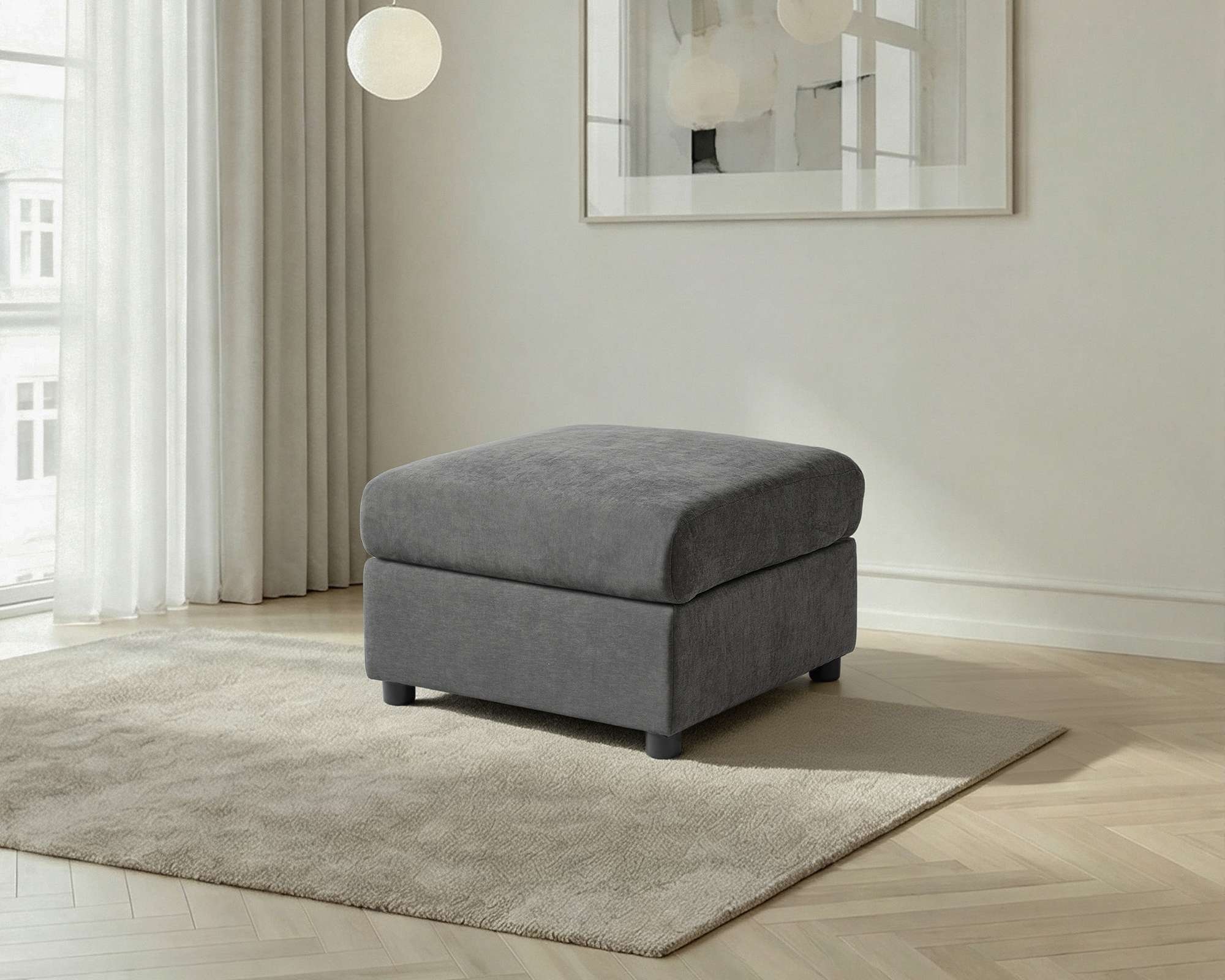 Dorel Home Polsterhocker »STILHUS Sitzhocker passend zur Serie, Breite 65 cm, Chenille-Bezug« als Modul oder separat verwendbar - individuell kombinierbar
