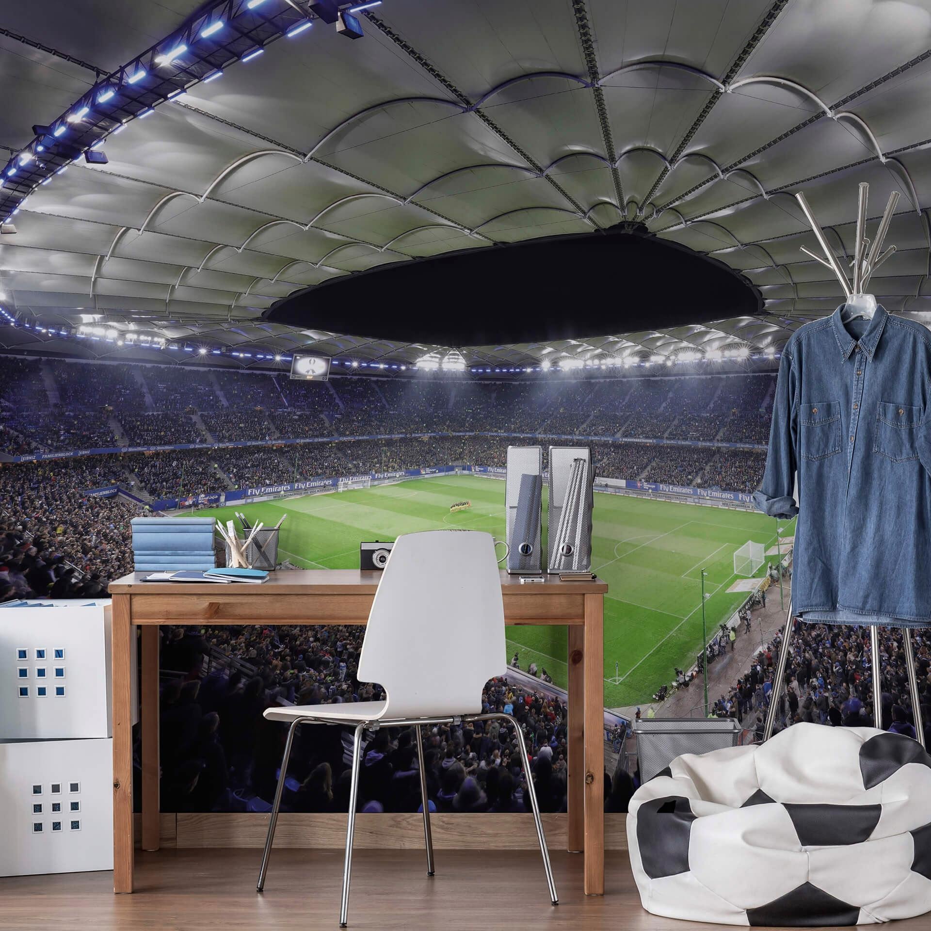 Wall-Art Vliestapete »Hamburger SV im Stadion bei kaufen Nacht« bequem