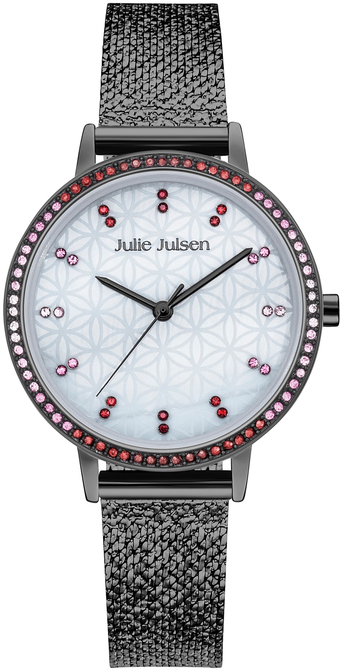 Julie Julsen Quarzuhr »Rainbow Black JJW1150BLKME«