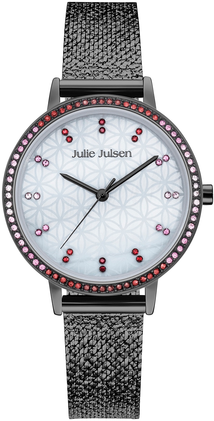 Julie Julsen Quarzuhr »Rainbow Black, JJW1150BLKME«