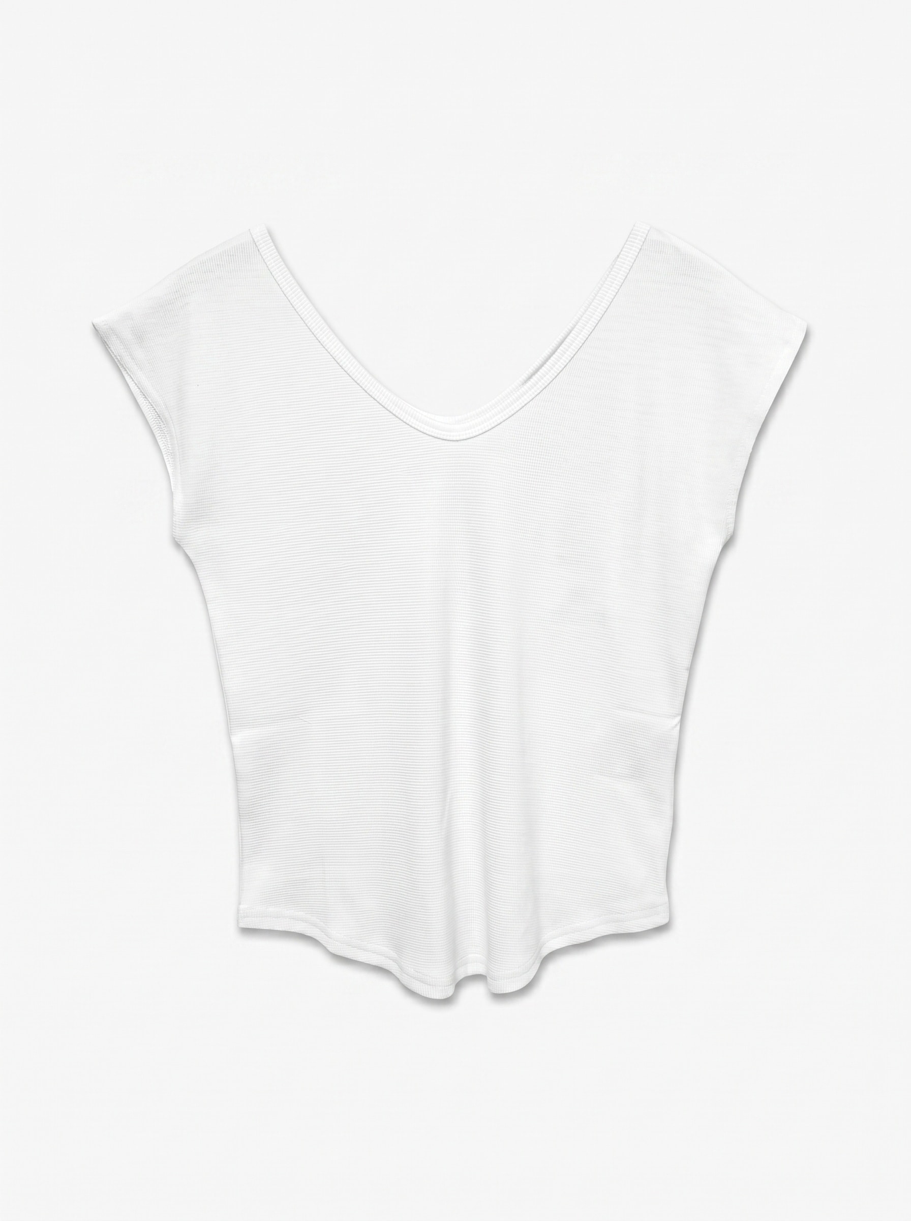 TOPSHOP V-Shirt »TSLISSY SS V-NECK T-SHIRT JRS NOOS« Baumwollmischung, slim fit