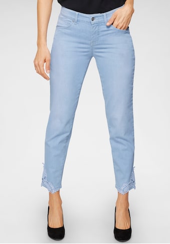 MAC Ankle-Jeans »Melanie Lace«, Aufwendige Spitze am Saum kaufen