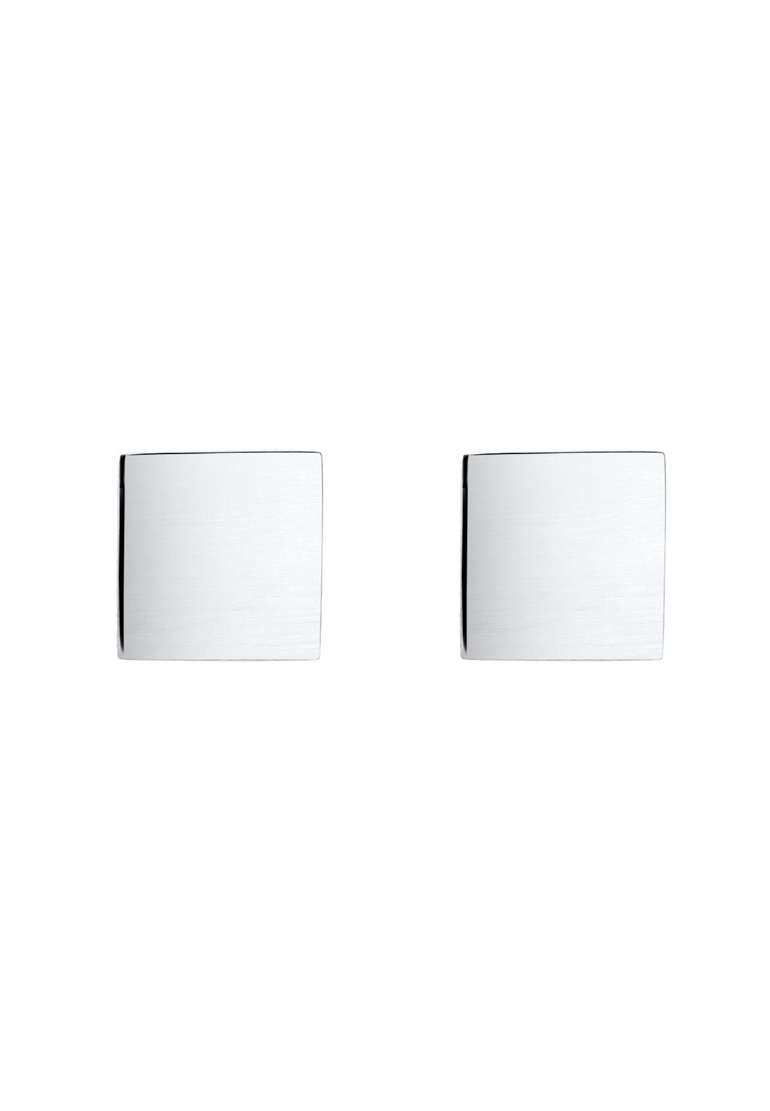 Elli Paar Ohrstecker »Ohrringe Viereck Geo Minimal Trend Matt 925 Silber Angolare«