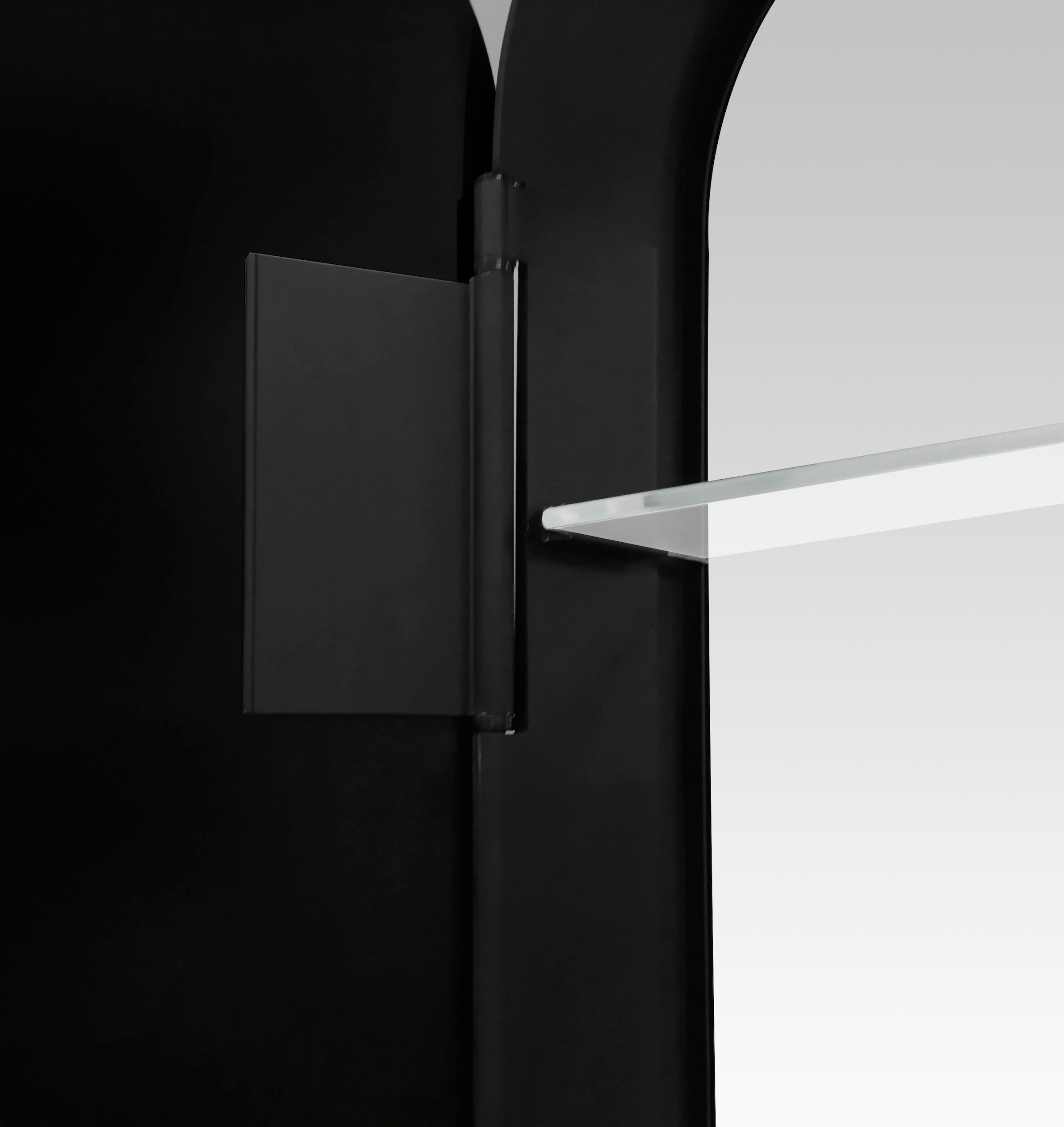 XXL und cm, 40x60 mit Garantie | Jahren Alumunium IP24 Echtglas, 3 Talos kaufen aus Badezimmerspiegelschrank, oval, BxH: online