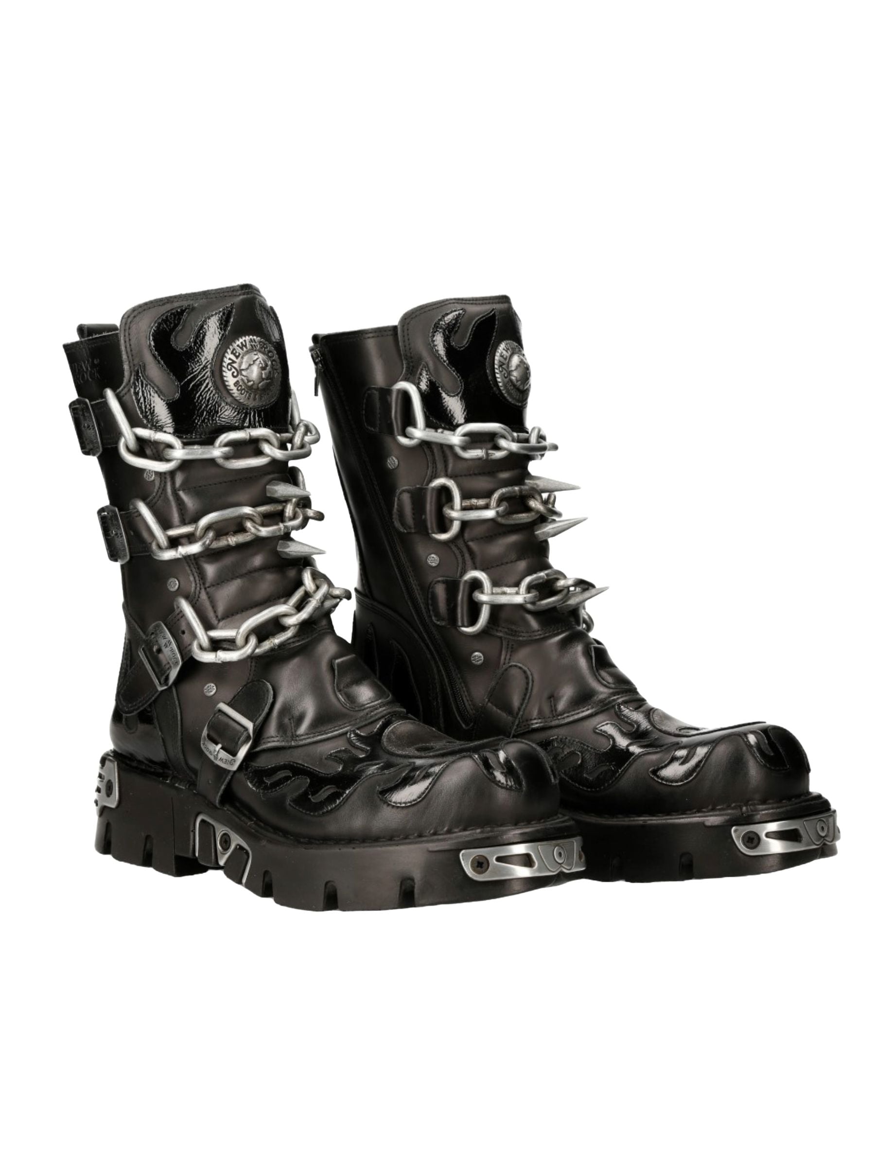 NEW ROCK Bikerboots »Plateau Biker Boots M-727-S5«  Handgefertigt, Made in Spain