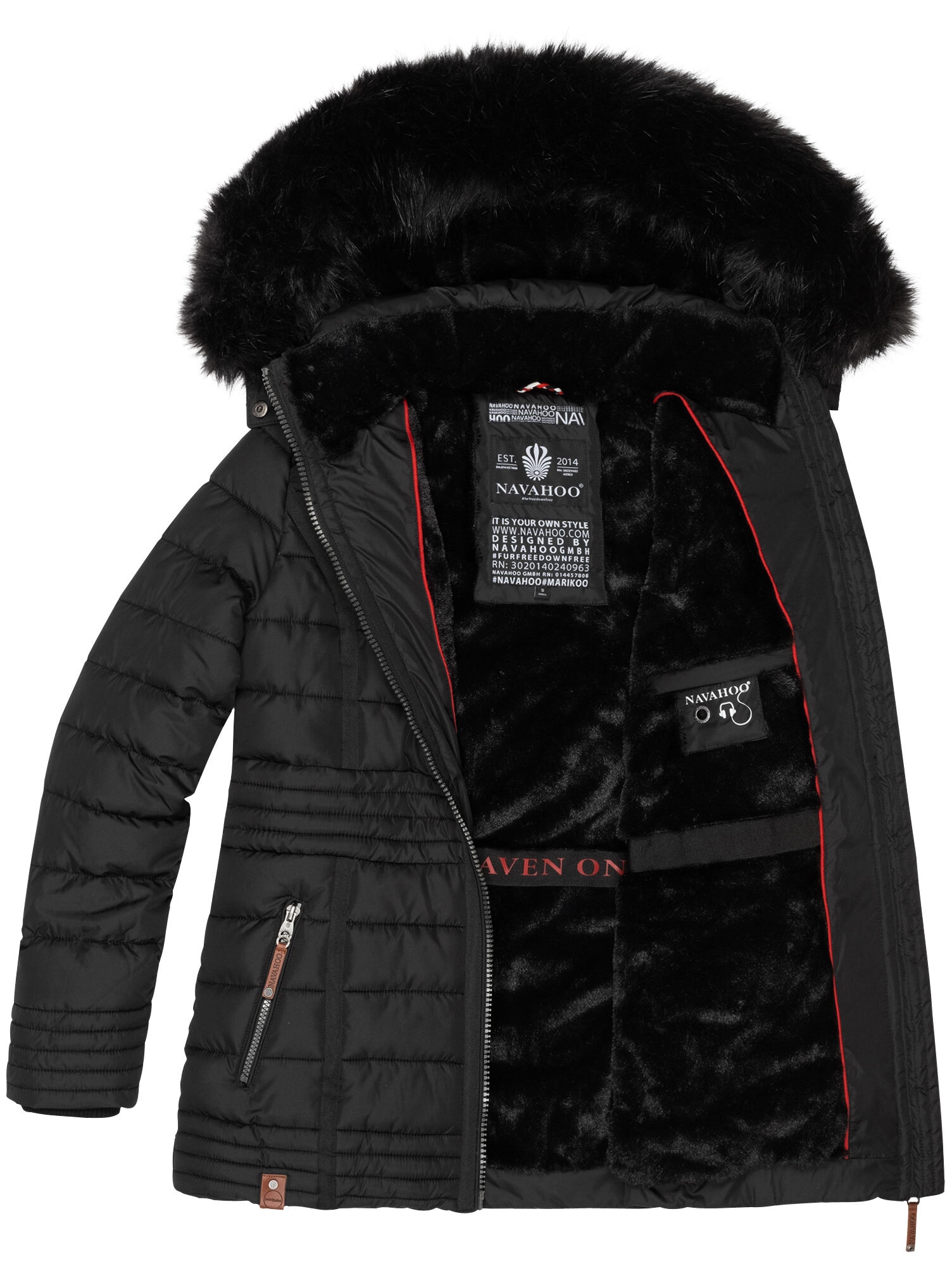 Navahoo Winterjacke »Navahoo Umay Princess Damen Winter Steppjacke B900«