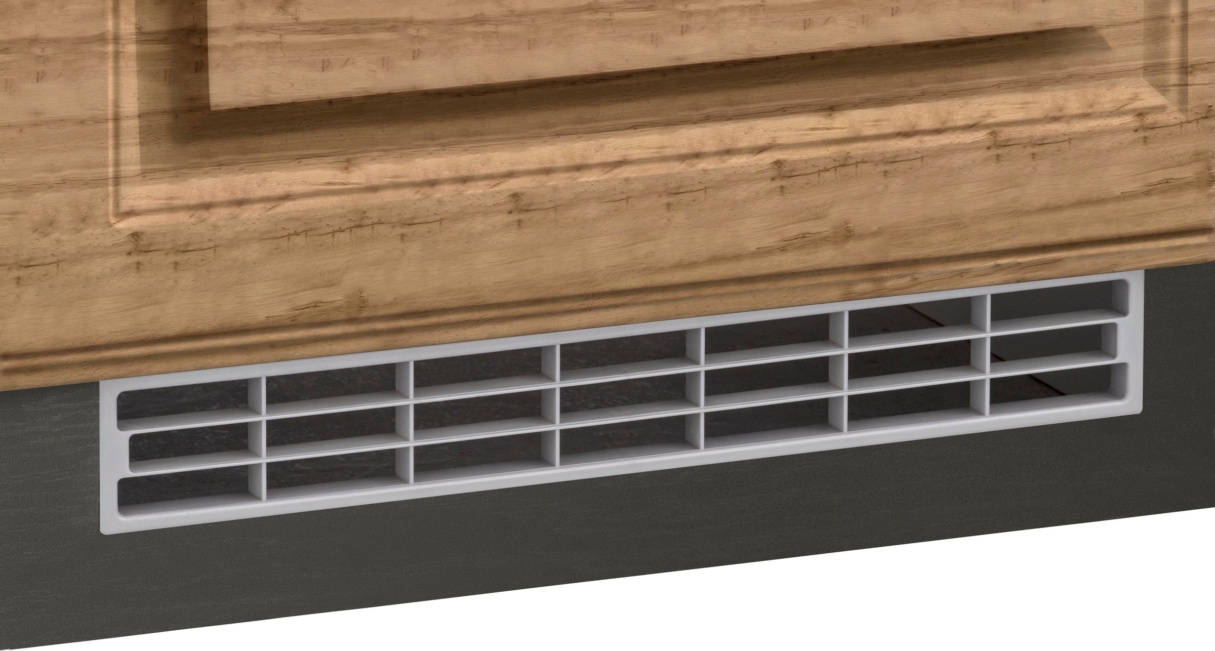 KOCHSTATION Winkelküche »KS-Stockholm«, Stellbreite 220/310 cm, mit hochwertigen MDF Fronten im Landhaus-Stil