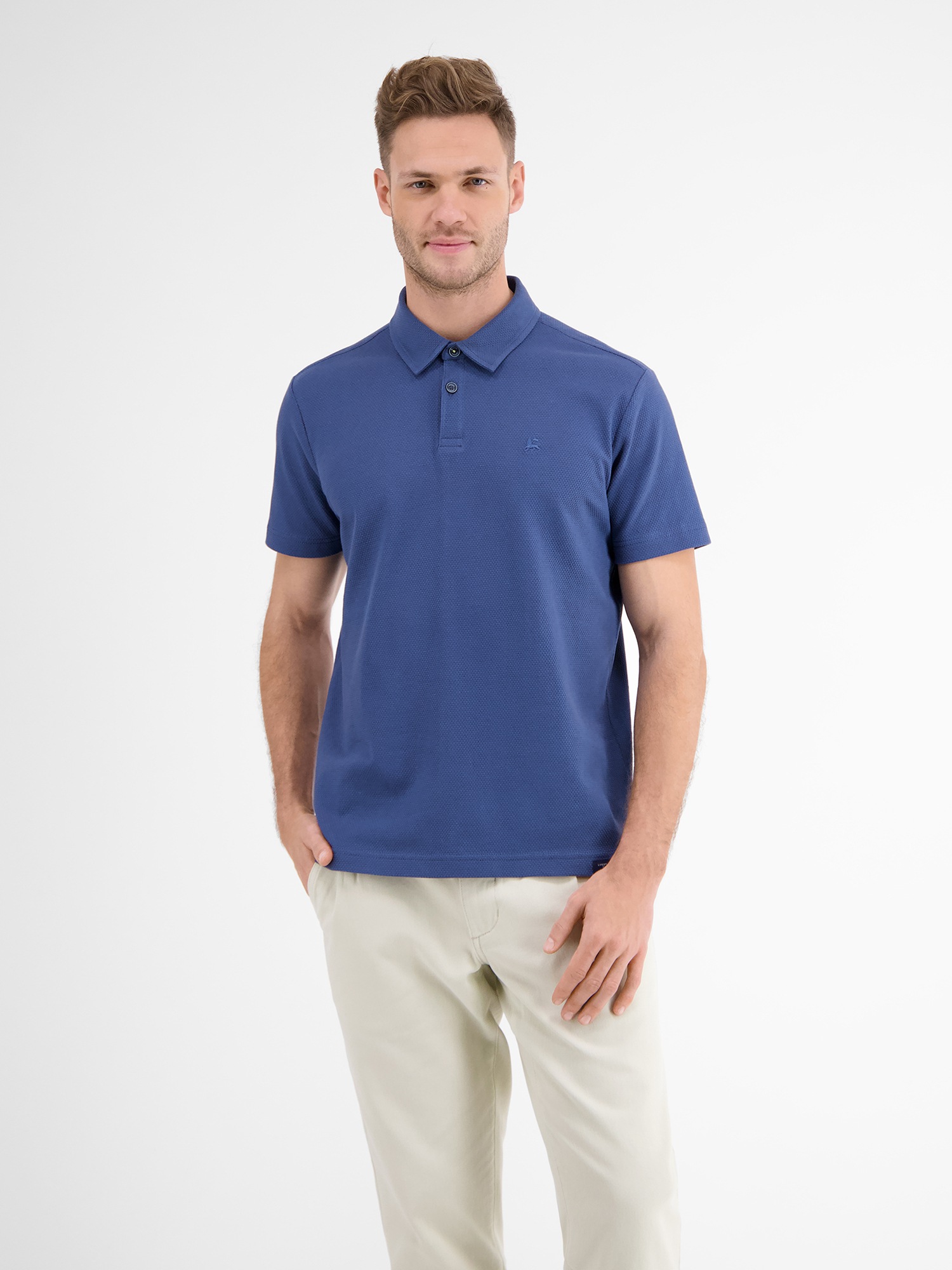 LERROS Poloshirt »LERROS Waffelpiqué-Poloshirt«