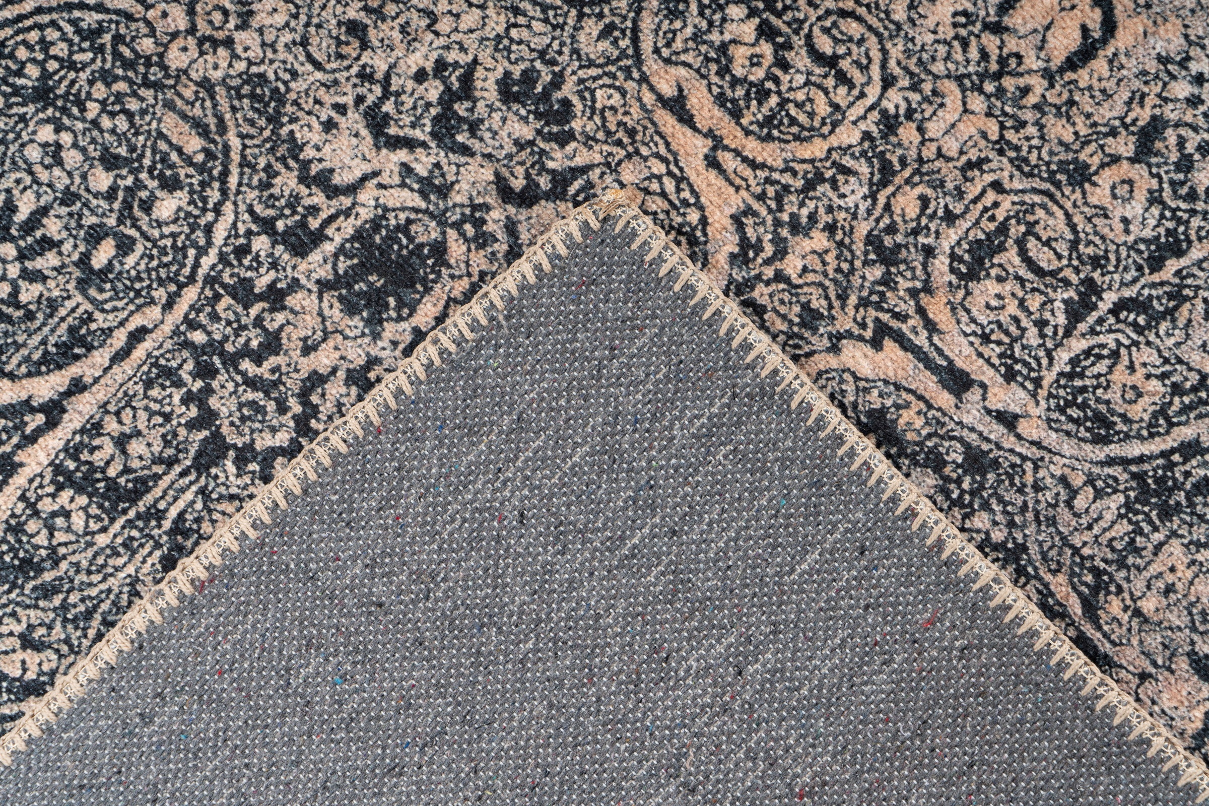 me gusta Teppich »Faye 925«, rechteckig, 6 mm Höhe, Flachgewebe, gedrucktes Motiv, Wohnzimmer