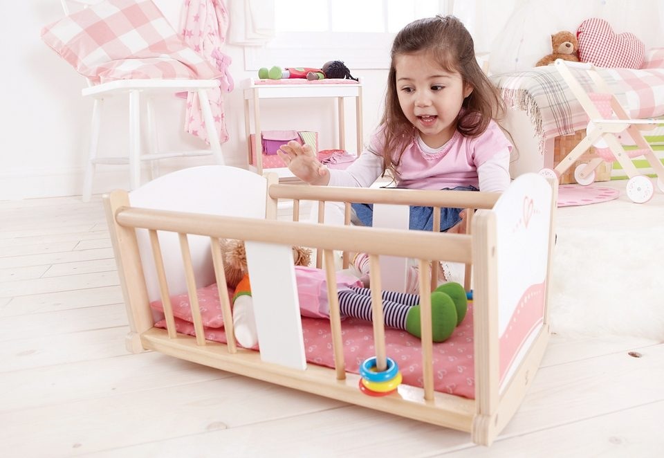 Hape Puppenwiege »Schlummerwiege«