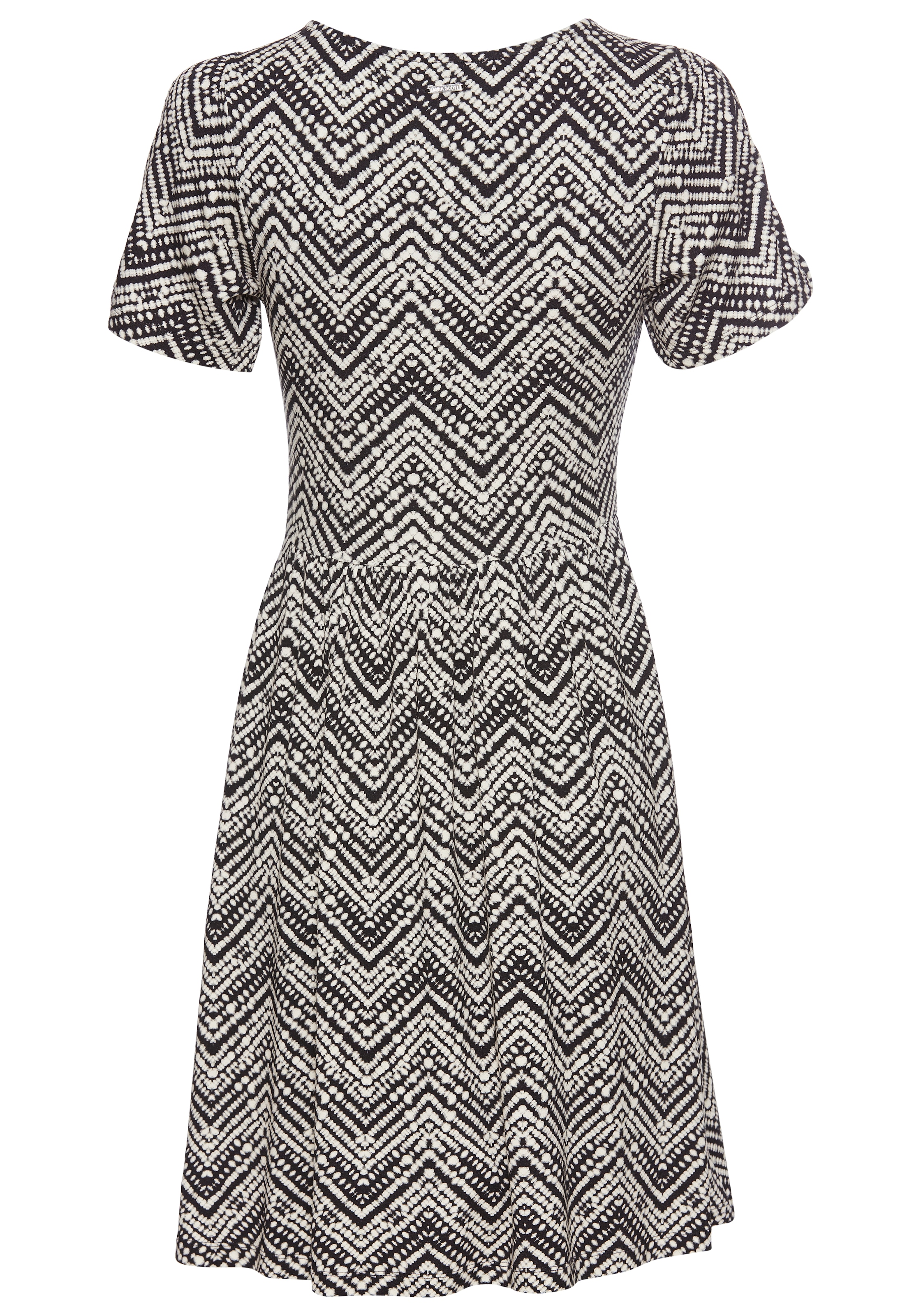 Laura Scott Sommerkleid, mit geschlitzten Flügelärmeln & elastischem Bund - NEUE KOLLEKTION