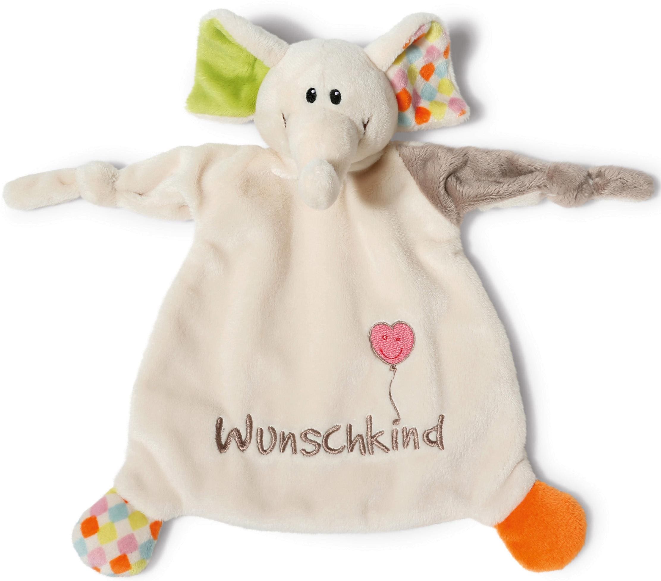 Schmusetuch »My First NICI Kollektion, Elefant Dundi, Wunschkind«, mit aufgestickten...