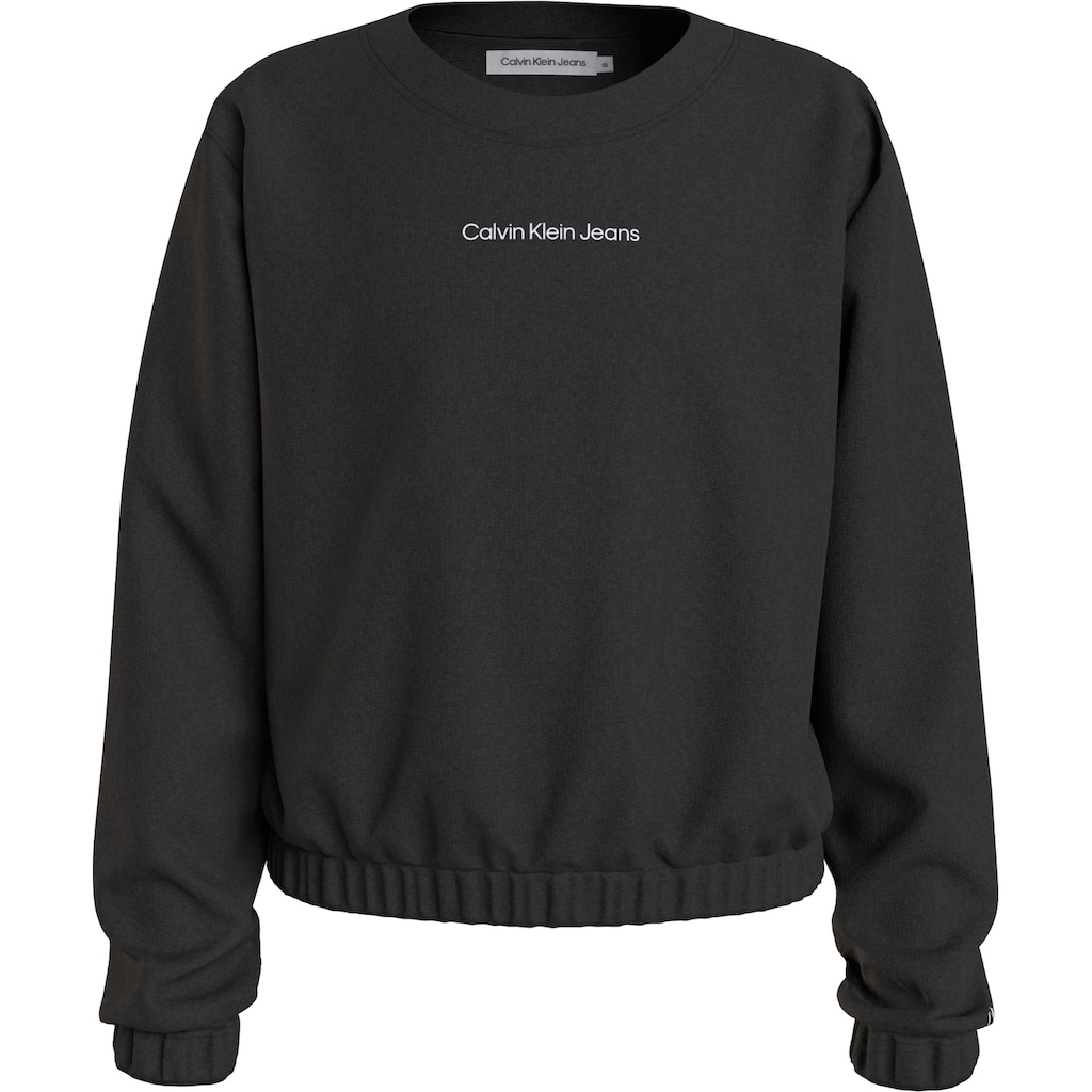Calvin Klein Jeans Sweatshirt »CKJ BOXY LOGO CN SWEATSHIRT«