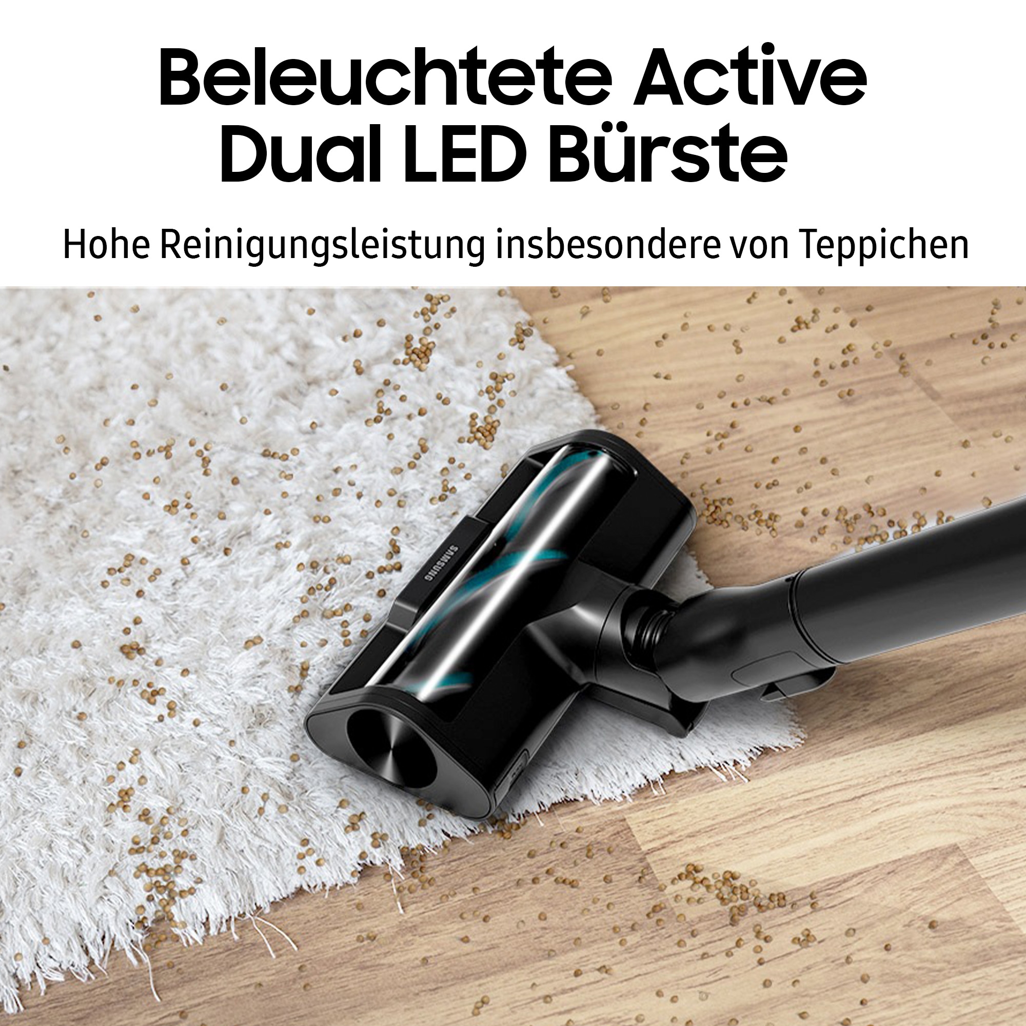 Samsung Akku-Handstaubsauger »BESPOKE AI Jet Ultra Akku+ CompleteClean, VS90F40EEM/WD«