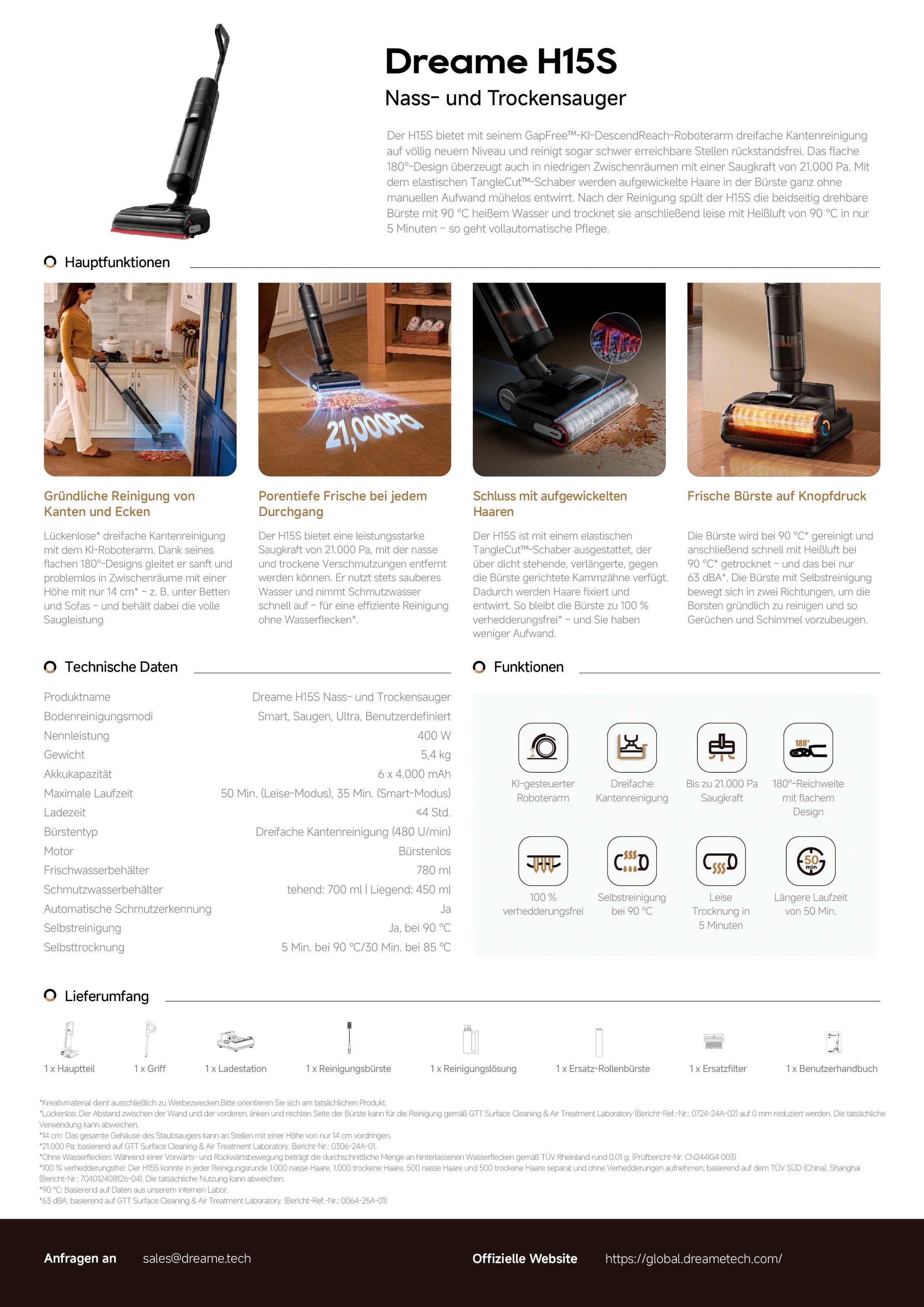 Dreame Nass-Trocken-Sauger »H15s«