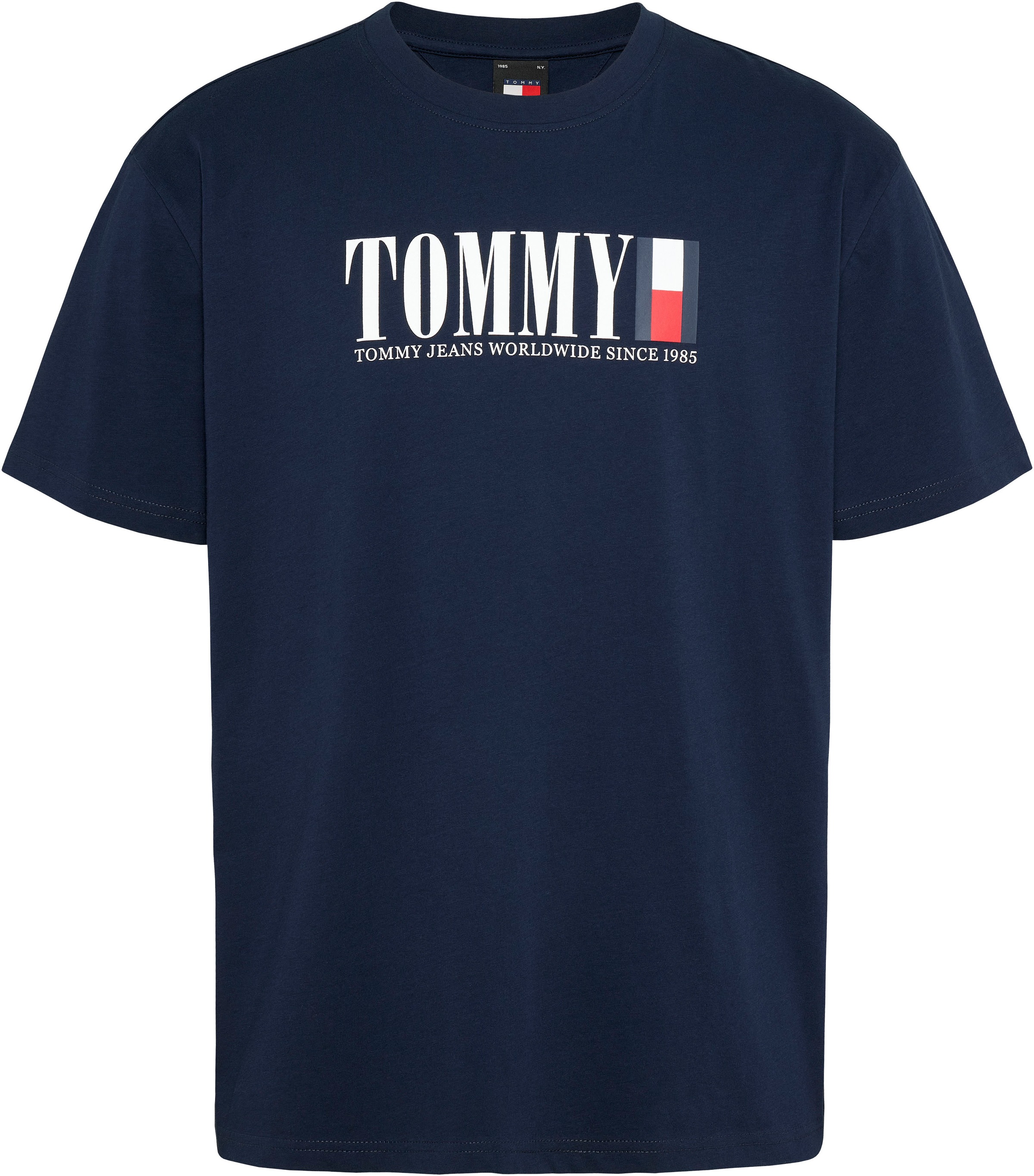 Tommy Jeans Plus T-Shirt »TJM REG TOMMY DNA FLAG TEE EXT«, Große Größen mit Logoprägung