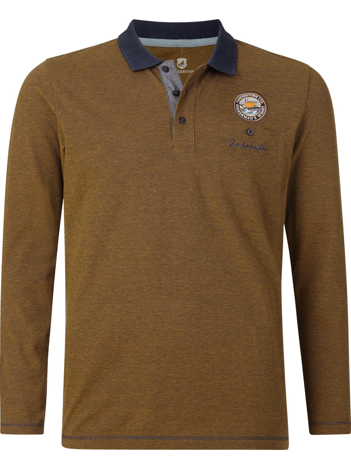 Jan Vanderstorm Langarm-Poloshirt »Langarm-Poloshirt JUHANI«