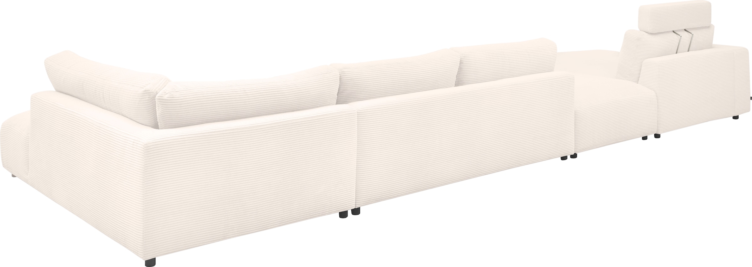 Musterring Wohnlandschaft »Lucia U-Form«, Cord-Bezug, inklusive Kopfstütze, Gesamtbreite 524 cm