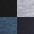 navy, blau-meliert, grau-meliert, schwarz