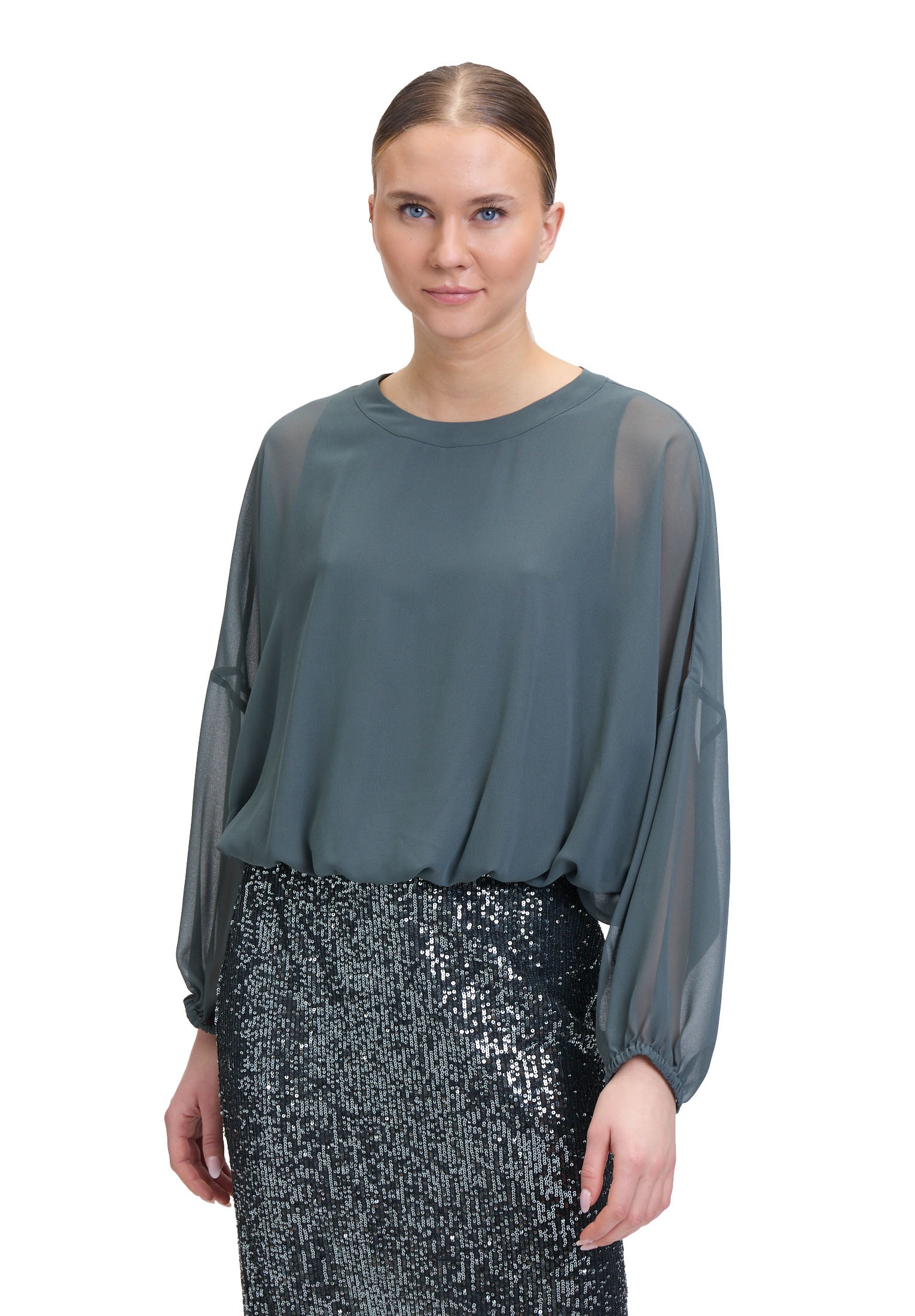 Vera Mont Klassische Bluse »Oversize-Bluse mit Rundhalsausschnitt«