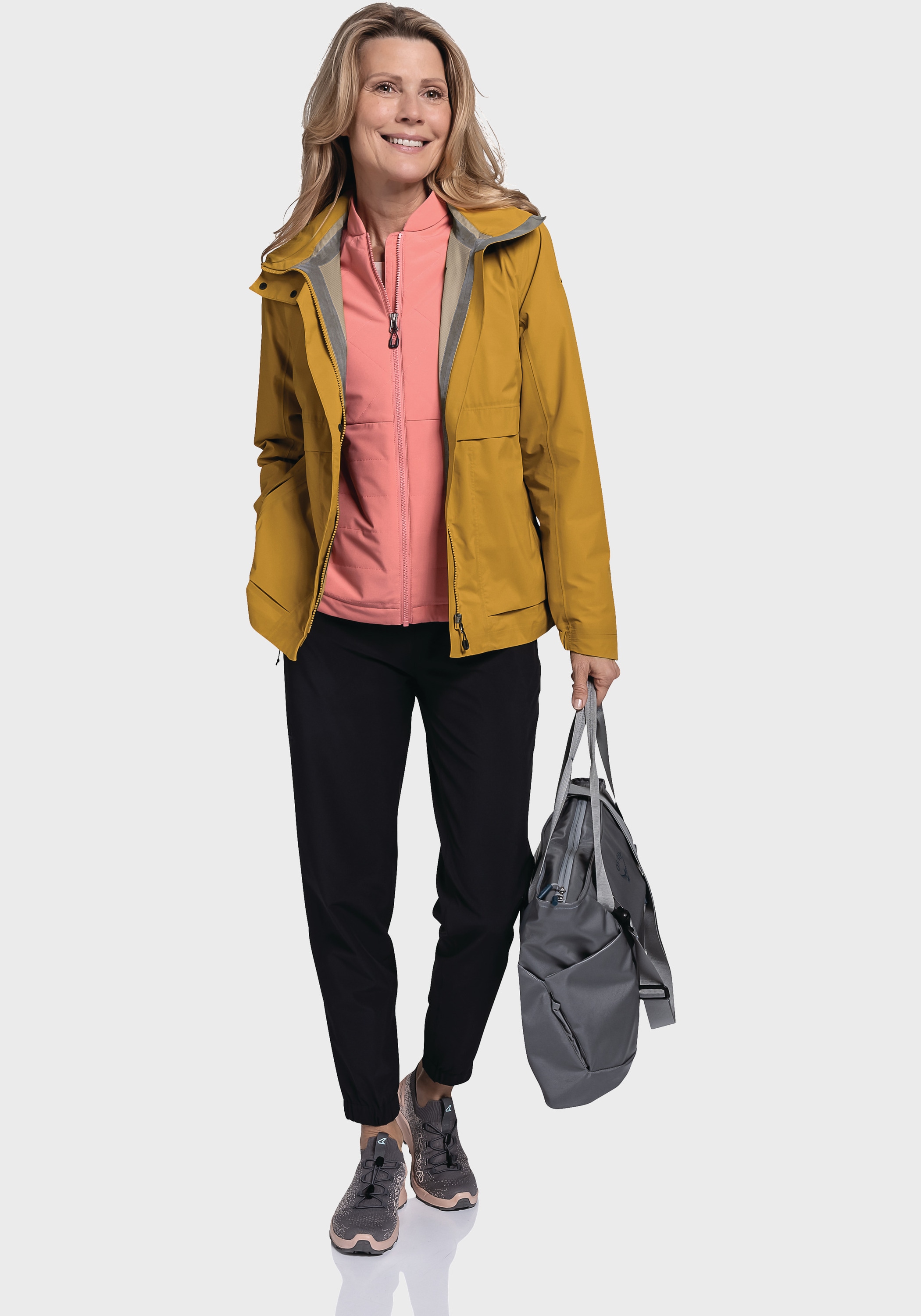 Schöffel Outdoorjacke »2.5L Jacket Bellagio L«, mit Kapuze