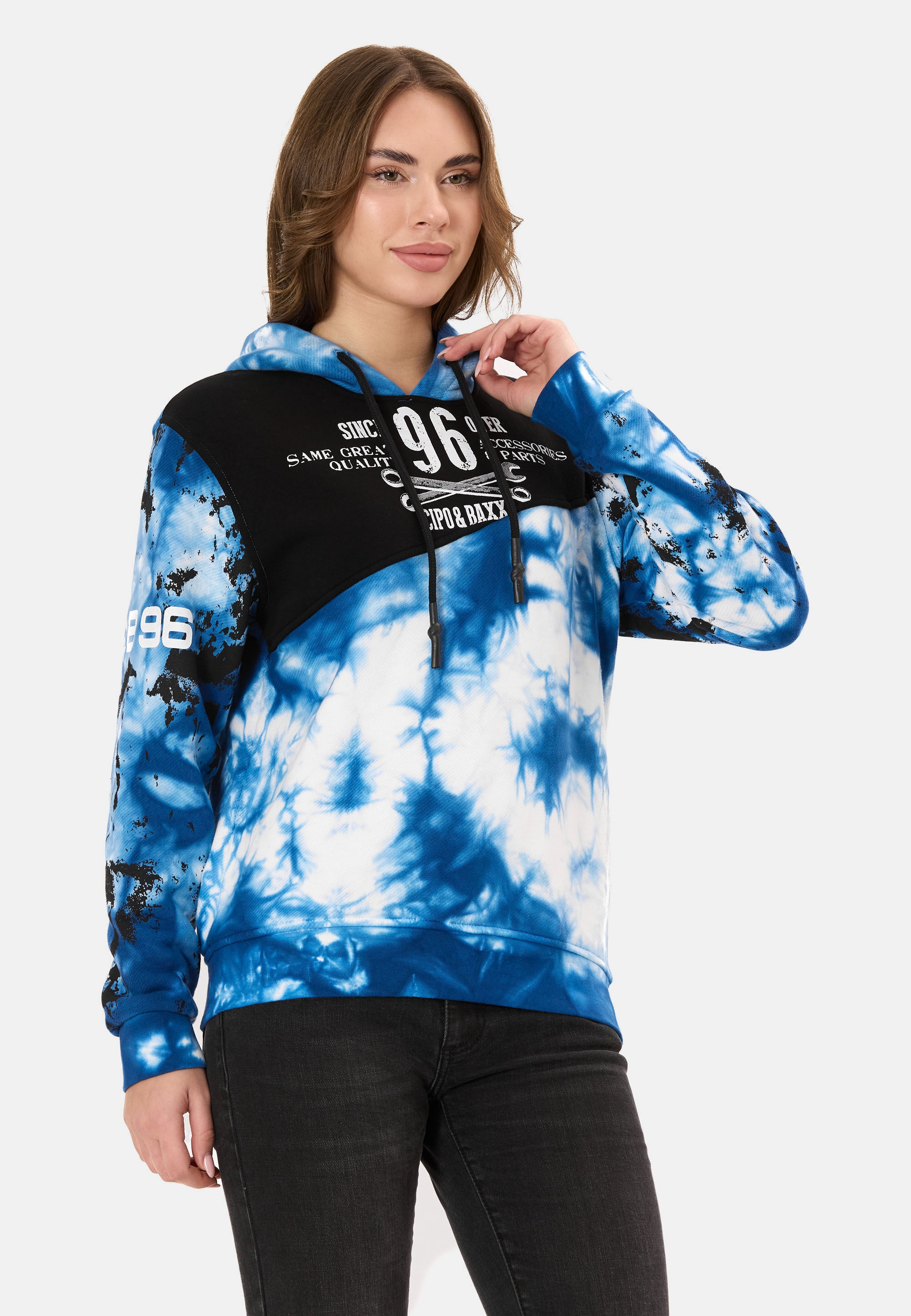 Cipo & Baxx Kapuzenpullover »WL382« mit Kapuze
