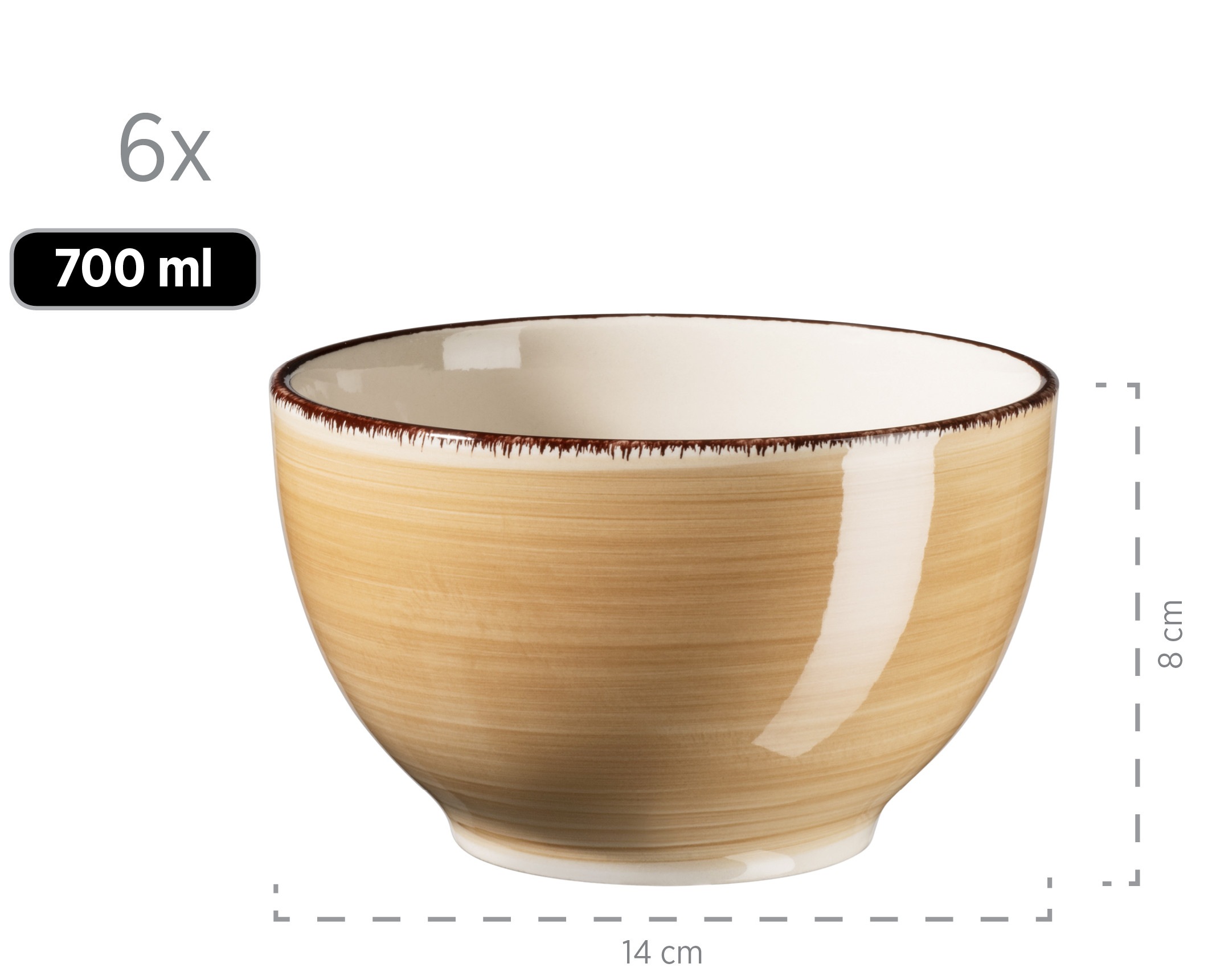 MÄSER Müslischale »Lumaca« 6