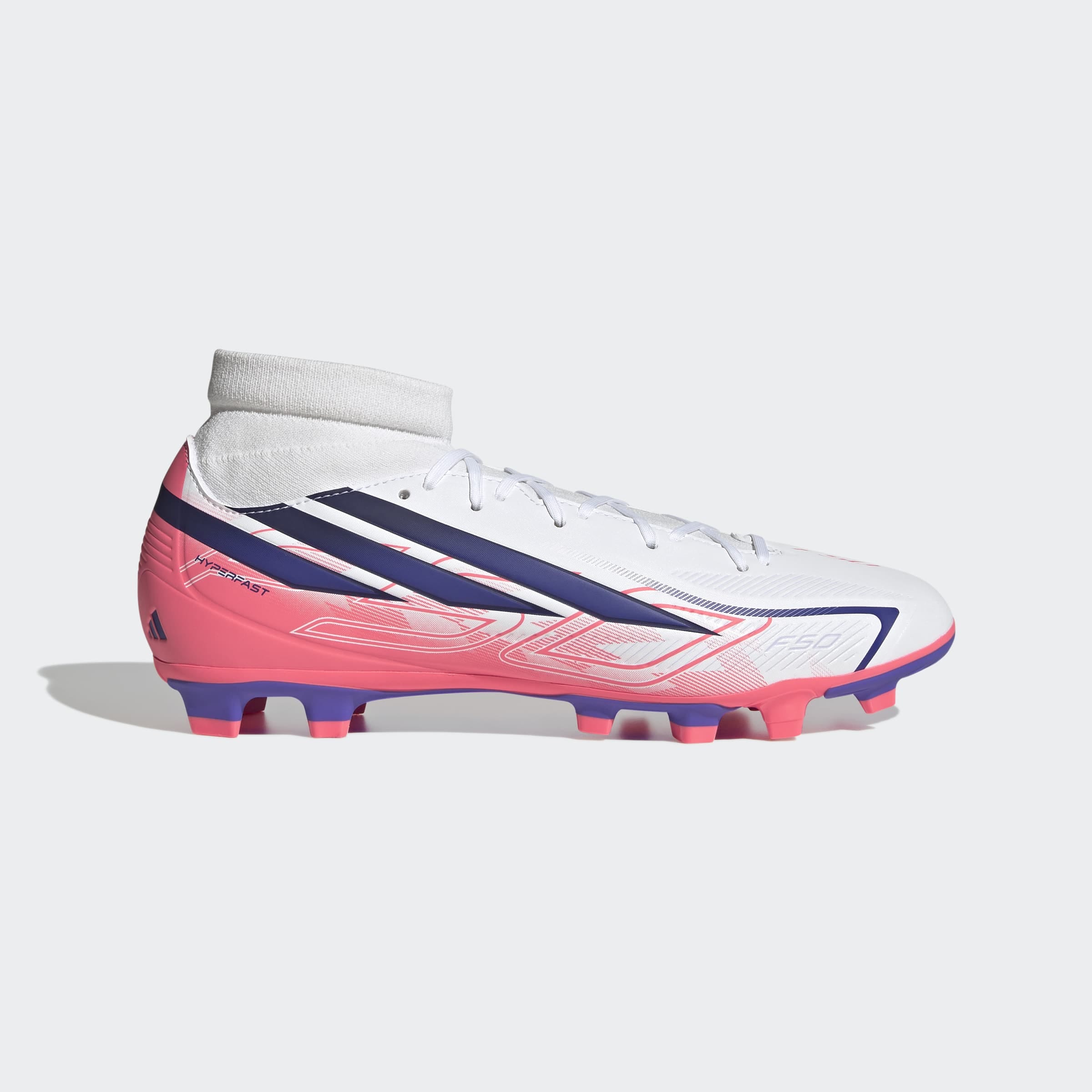 adidas Performance Fußballschuh »F50 HYPERFAST CLUB MID , FESTE / GEMISCHTE BÖDEN«  für viele verschiedene Böden geeignet