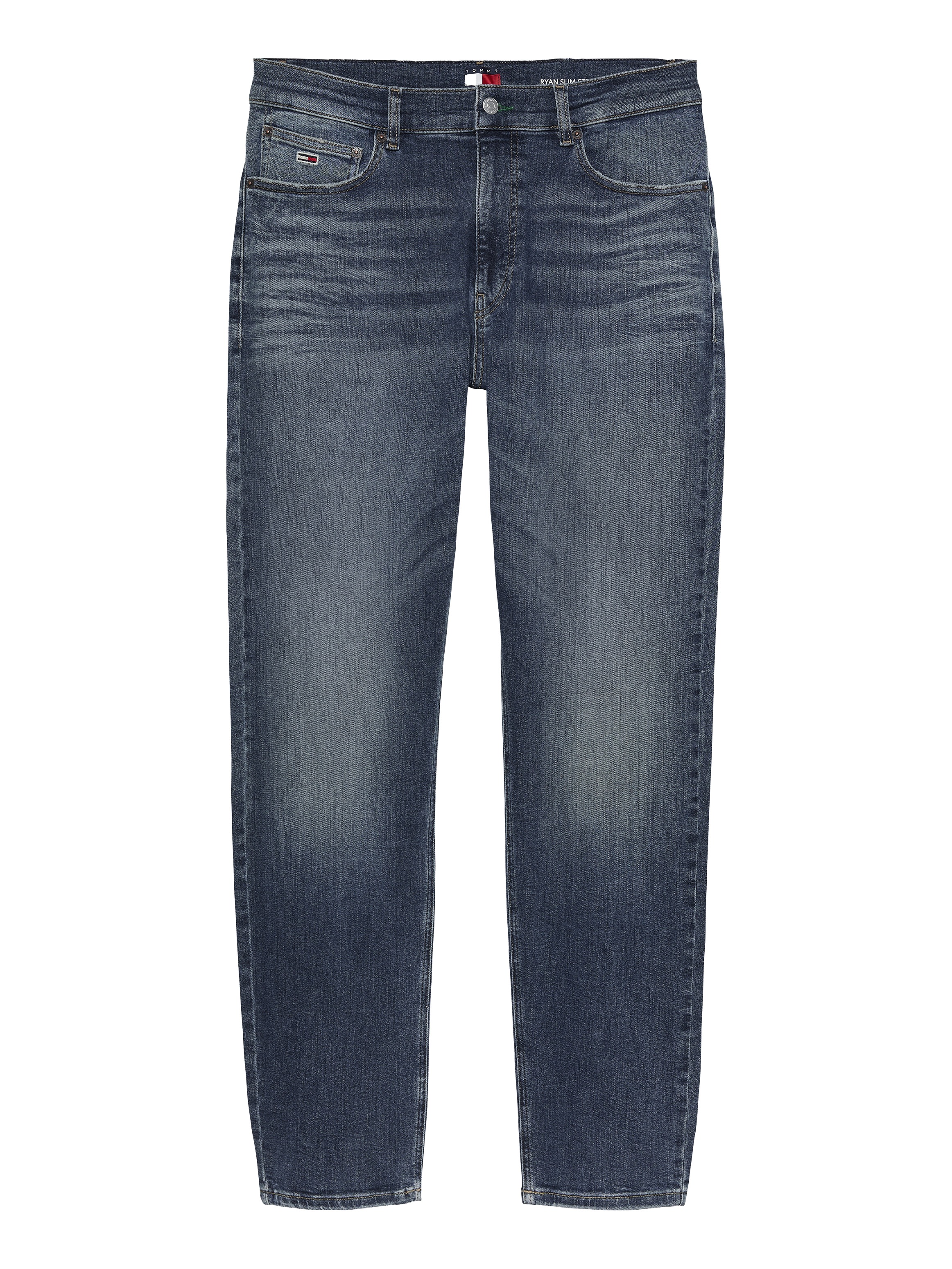 Tommy Jeans Slim-fit-Jeans »Ryan Regular Slim Straight«, Slim‑Straight‑Jeans aus hochwertigem Denim regulärer Leibhöhe
