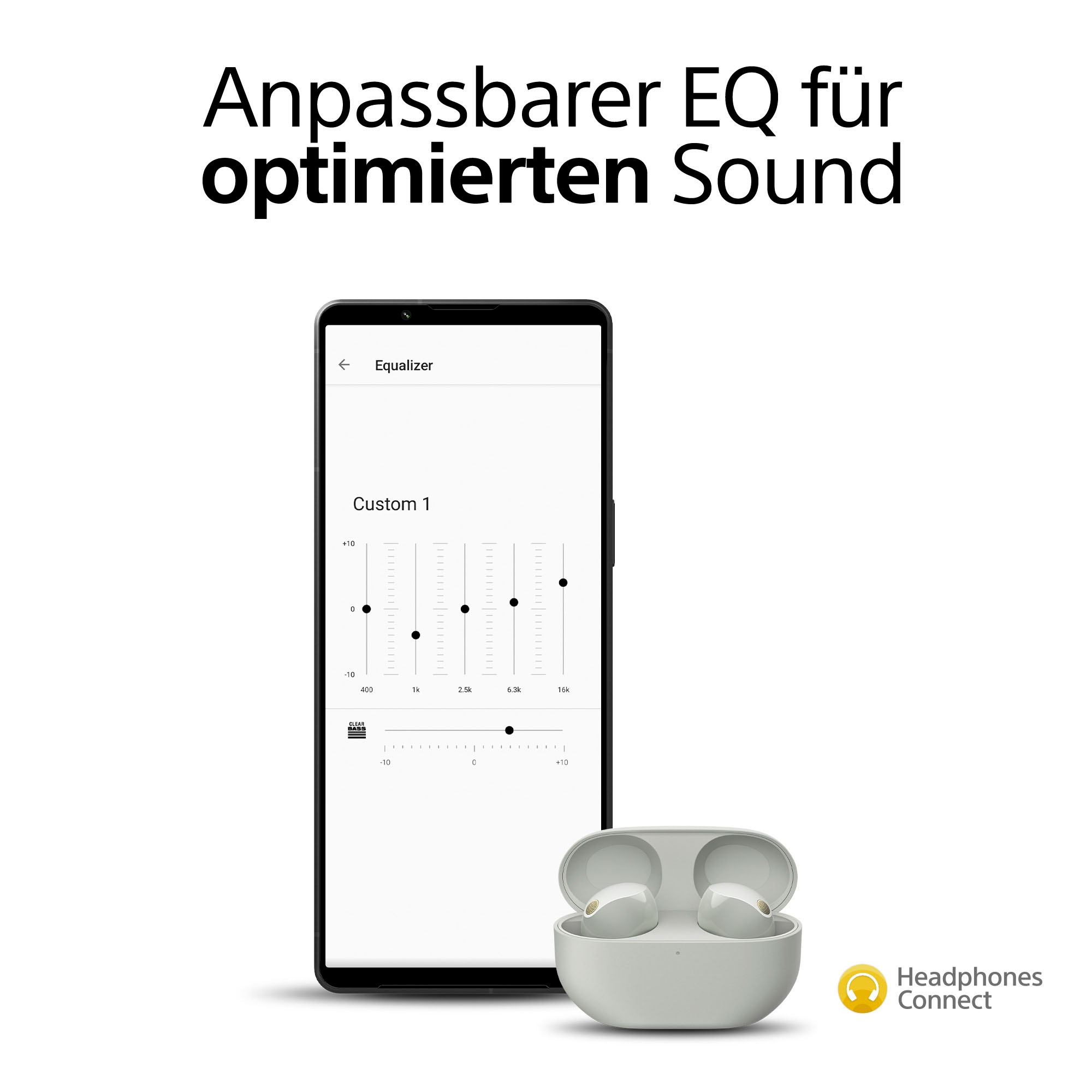 Sony In-Ear-Kopfhörer »WF-1000XM5«, Bluetooth, Noise-Cancelling-True Wireless