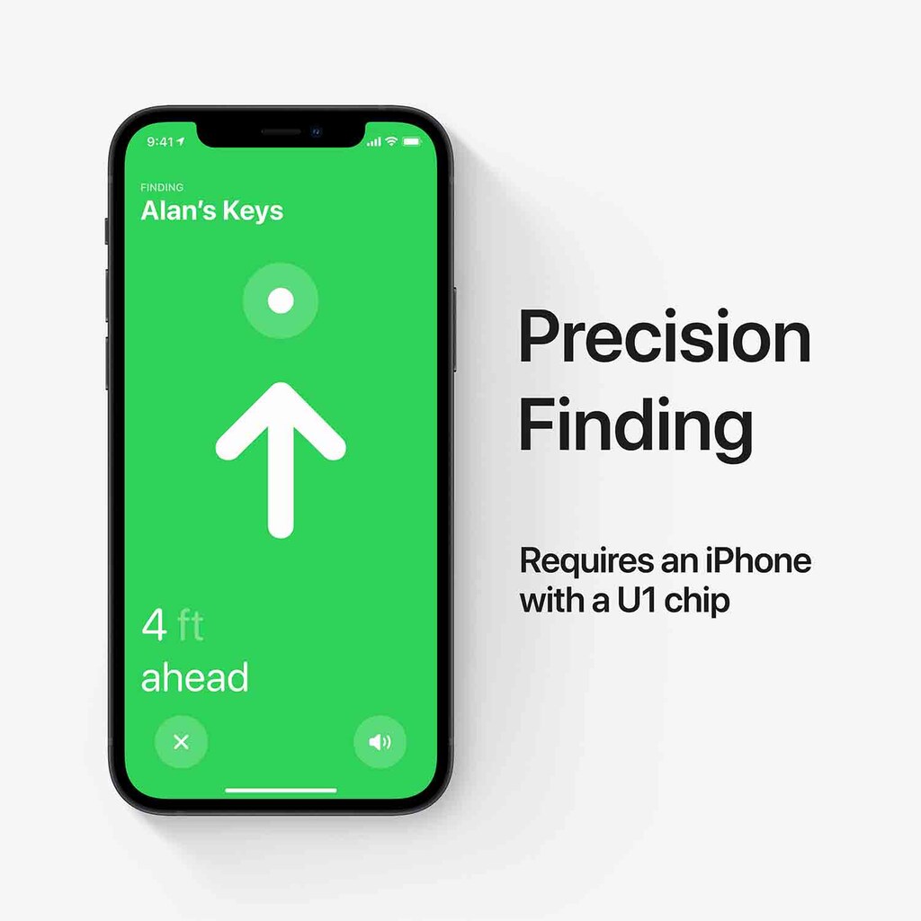 Apple GPS-Ortungsgerät »AirTag (2021), 4er Set«, (Spar-Set, 4er Set), MX542ZM/A