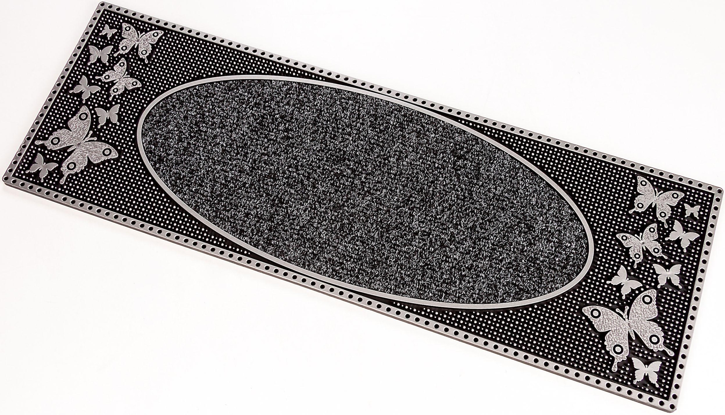 Home2Fashion Fußmatte »CC Clean Apollo«, rechteckig, schmale Schmutzfangmatte, robust, In- und Outdoor geeignet