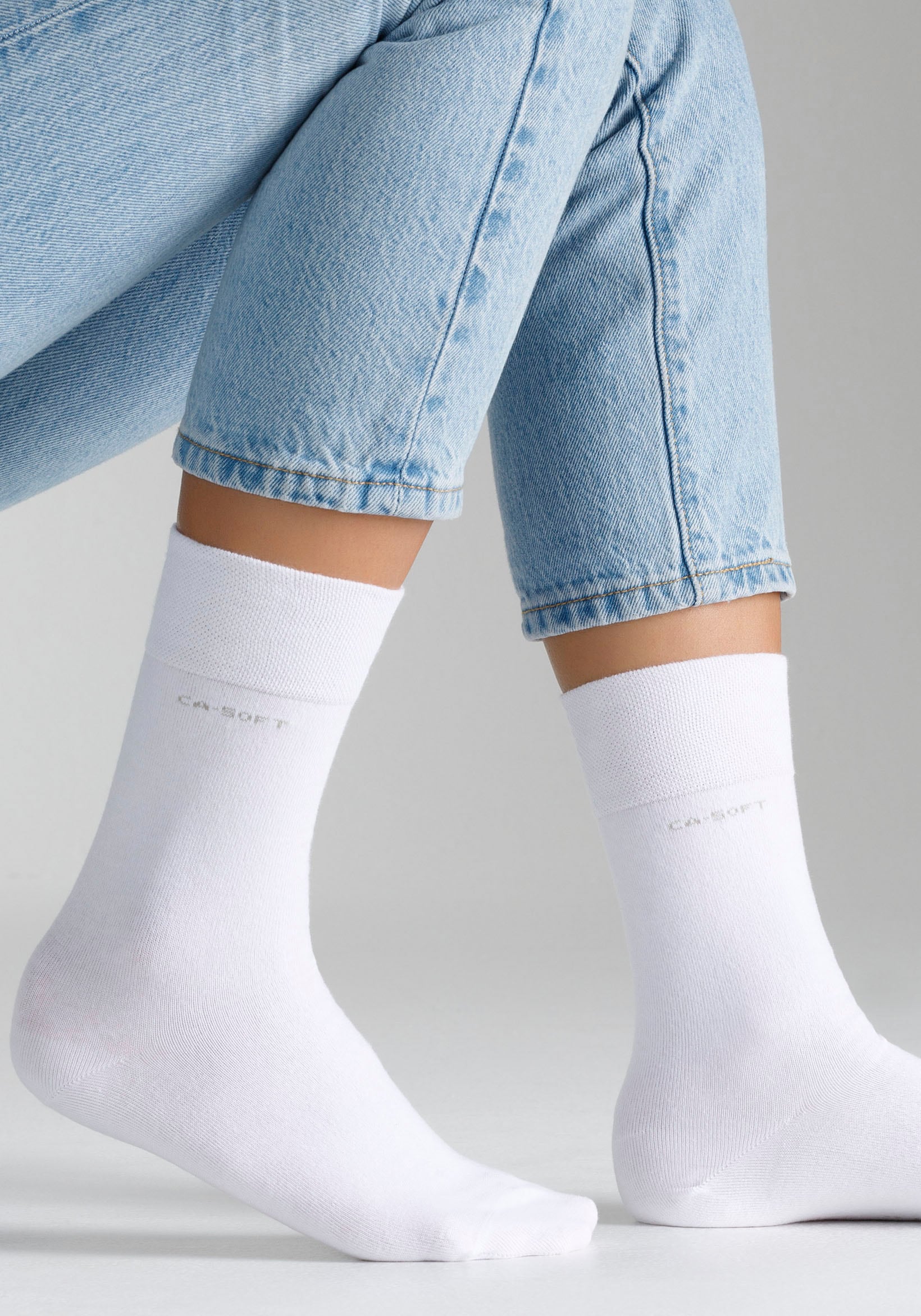 Camano Socken »ca-soft« 4 Paar, 4 Stk. tlg. mit verstärktem Fersen- und Zehenbereich