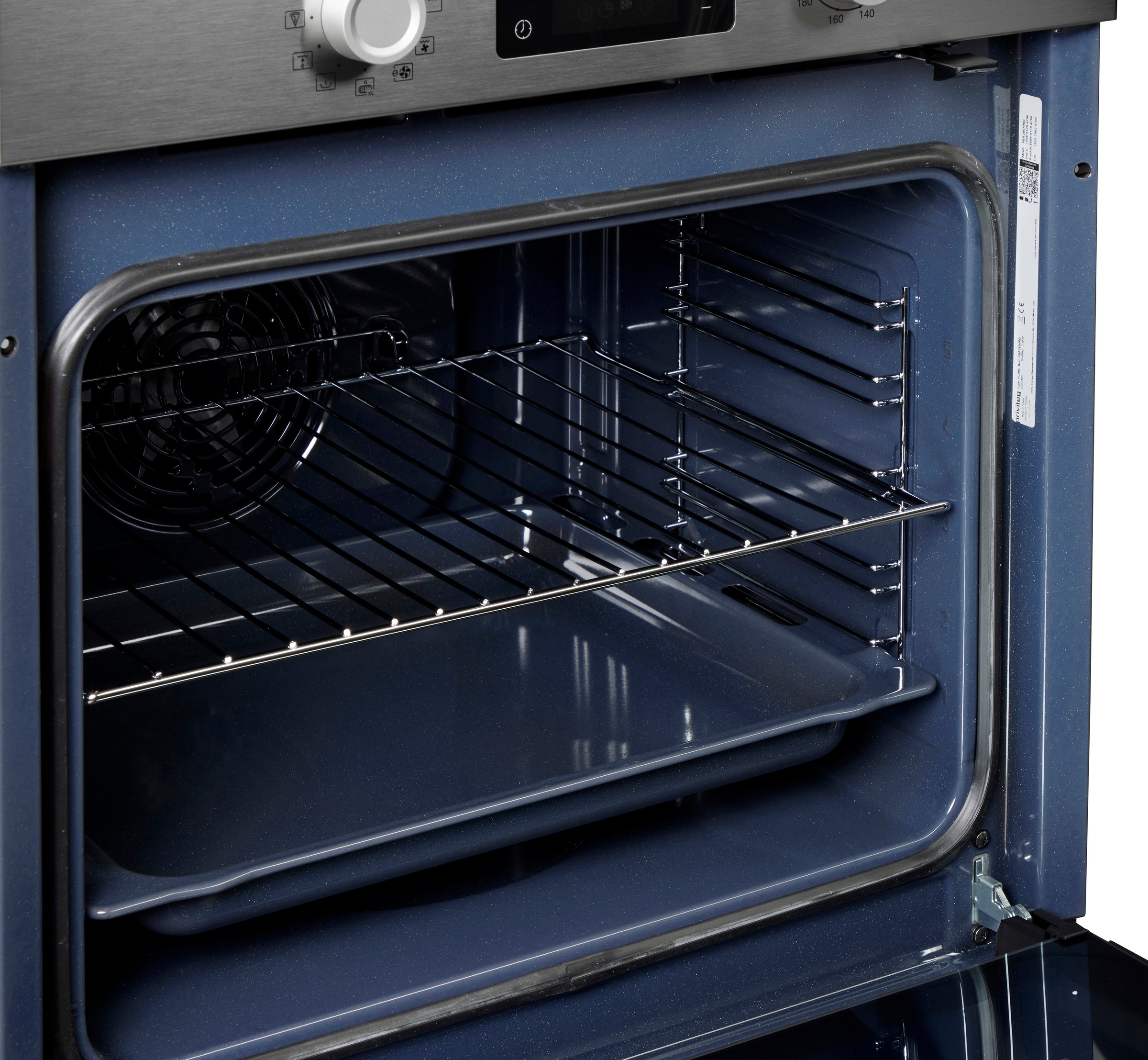 Privileg Backofen-Set Materia »PBA285HR0I« Hydrolyse Set, 2 Stk. tlg. ECO Heißluft - saftigen Braten durch gleichmäßige Luftverteilung