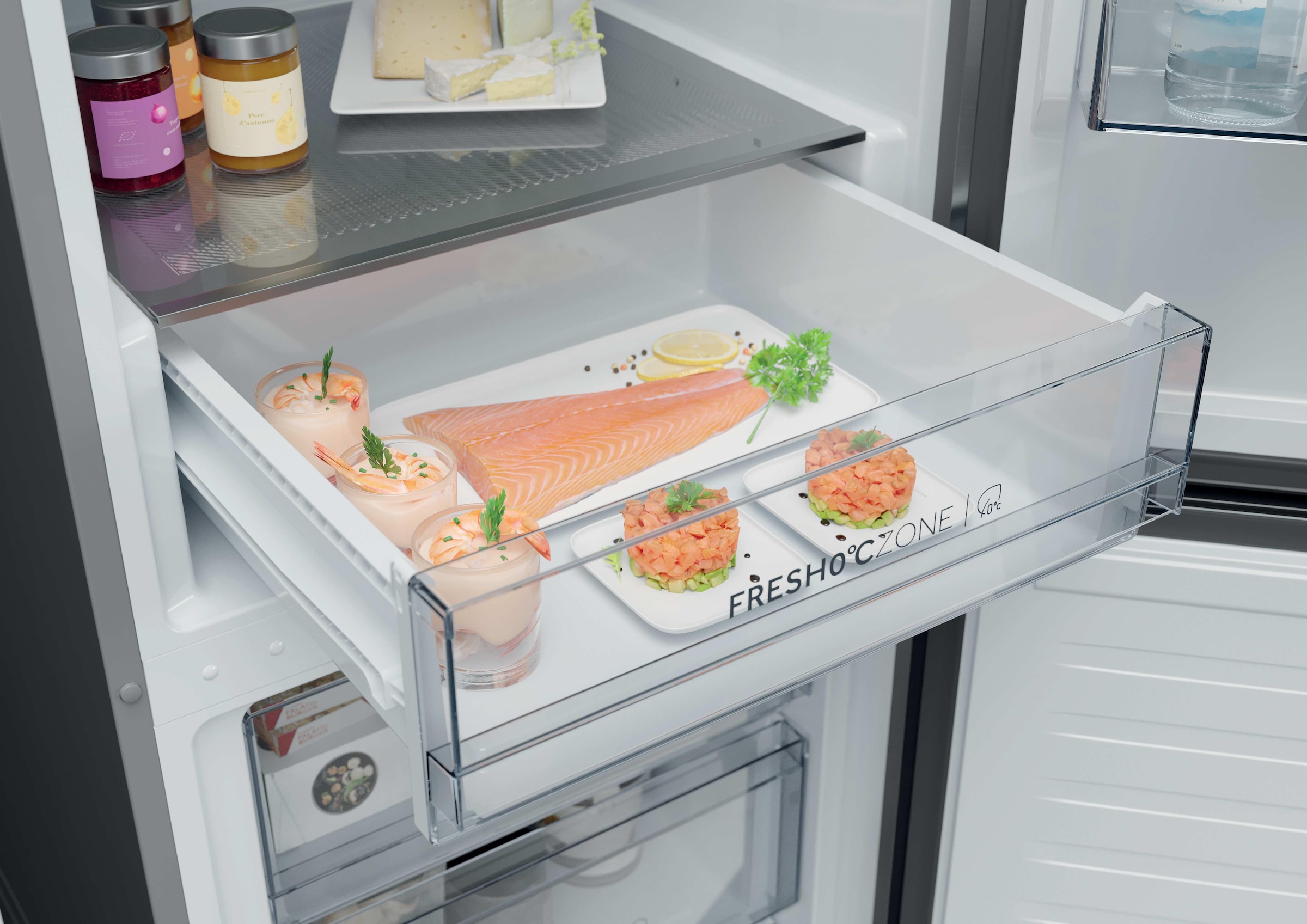 Haier Kühl-/Gefrierkombination »HDPR1618ANPD« 185 cm hoch 59,5 cm breit Energieeffizienzklasse A (Skala A bis G)