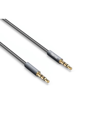 Hama Audio Klinken Kabel 3,5-mm, Metall,Vergoldet, 0,75m kaufen