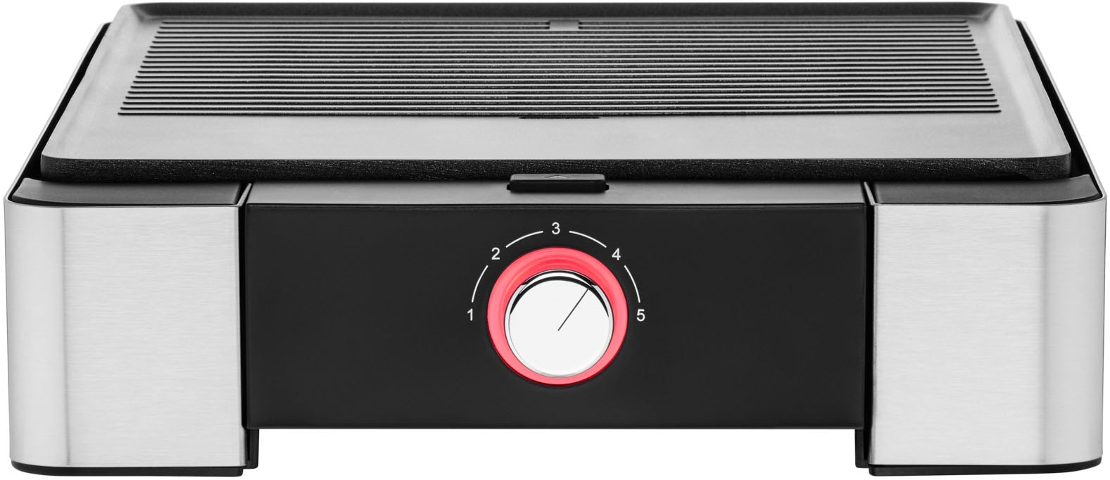 WMF Tischgrill »LONO flach & gerippt«, 2300 W, stufenlose Temperatureinstellung, antihaftbeschichtete Grillplatte