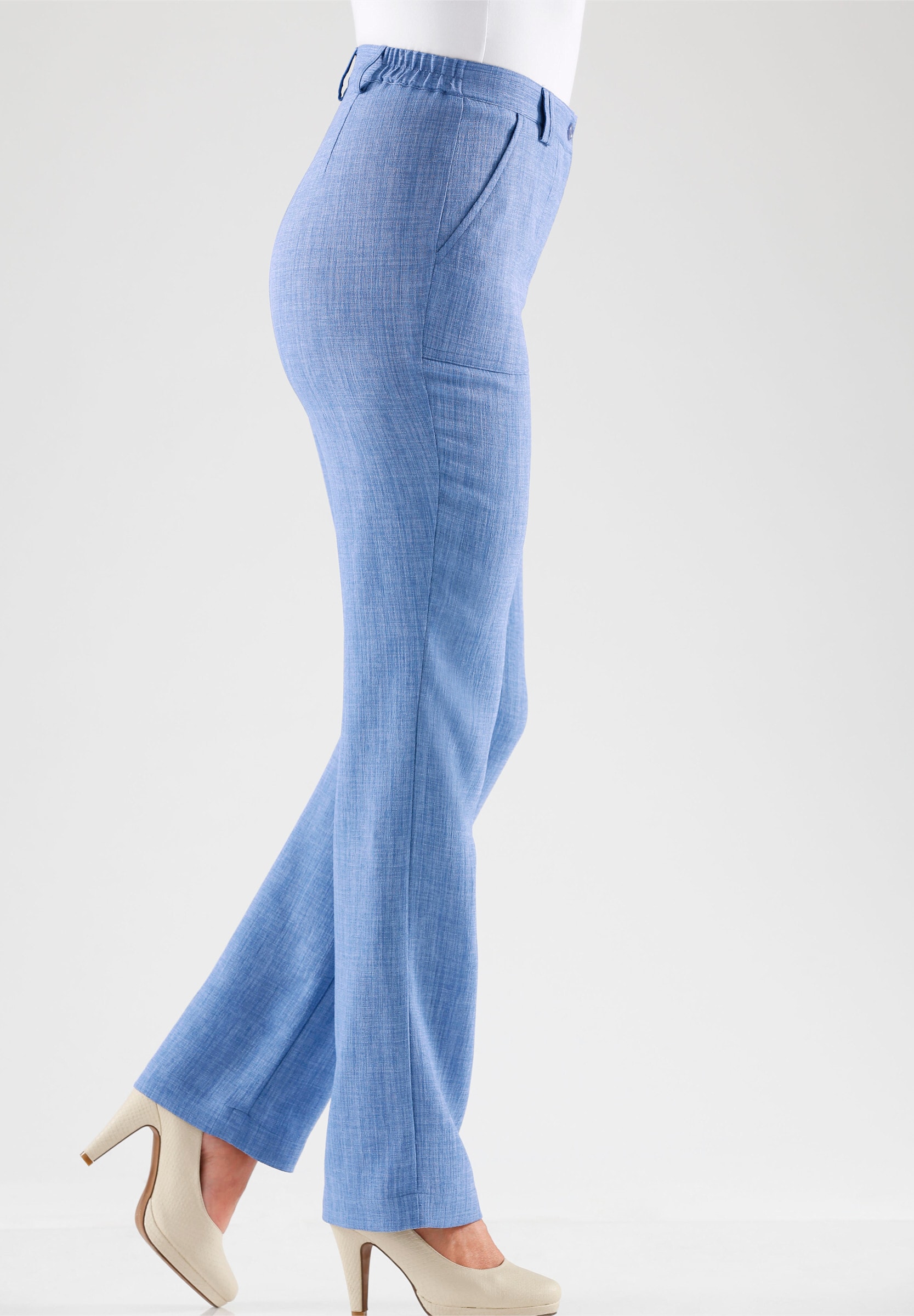 Witt Funktionshose »Hose Palazzohose in Leinen-Optik«
