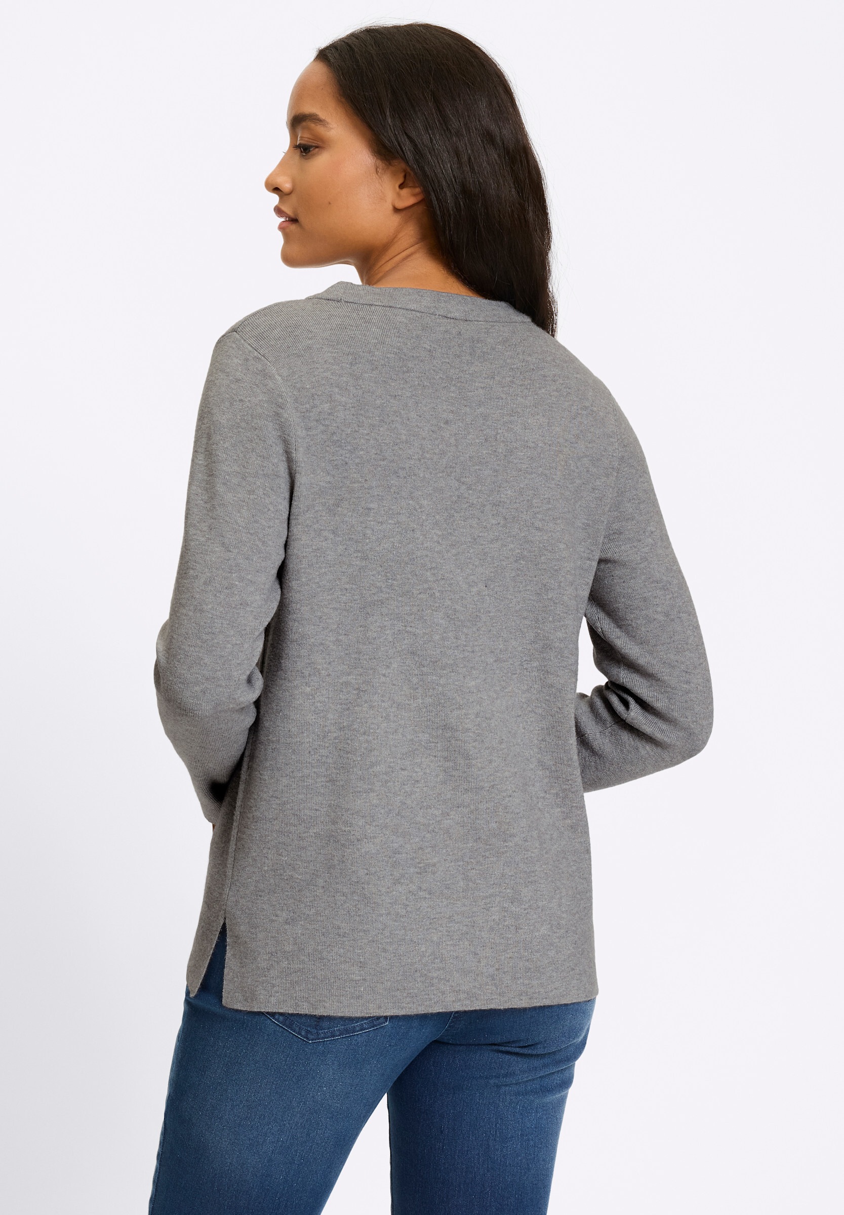heine Strickpullover »Pullover Pullover mit Seitenschlitzen«