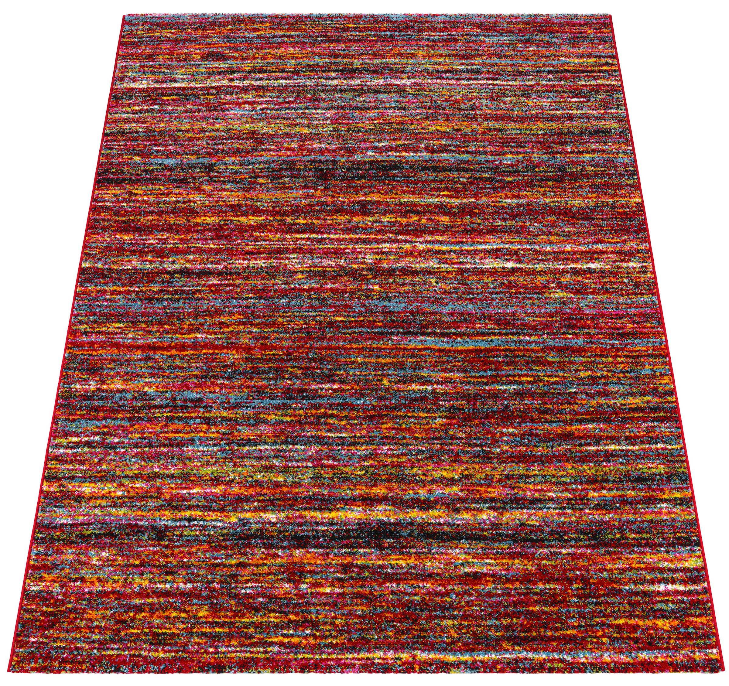 Paco Home Teppich »Passion 221«, rechteckig, 16 mm Höhe, Kurzflor, modernes Streifen Design, ideal im Wohnzimmer & Schlafzimmer