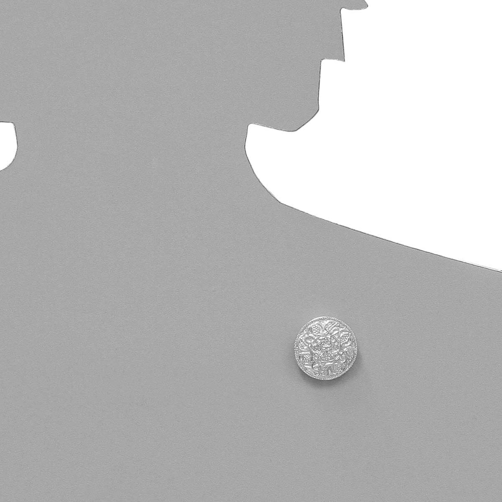 OSTSEE-SCHMUCK Brosche »- Hiddensee 26 mm rund - Silber 925/000 -,«
