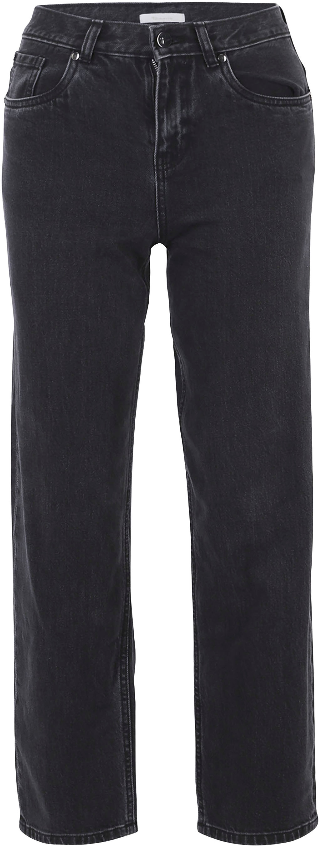 Tamaris Straight-Jeans, mit Logo-Badge - NEUE KOLLEKTION
