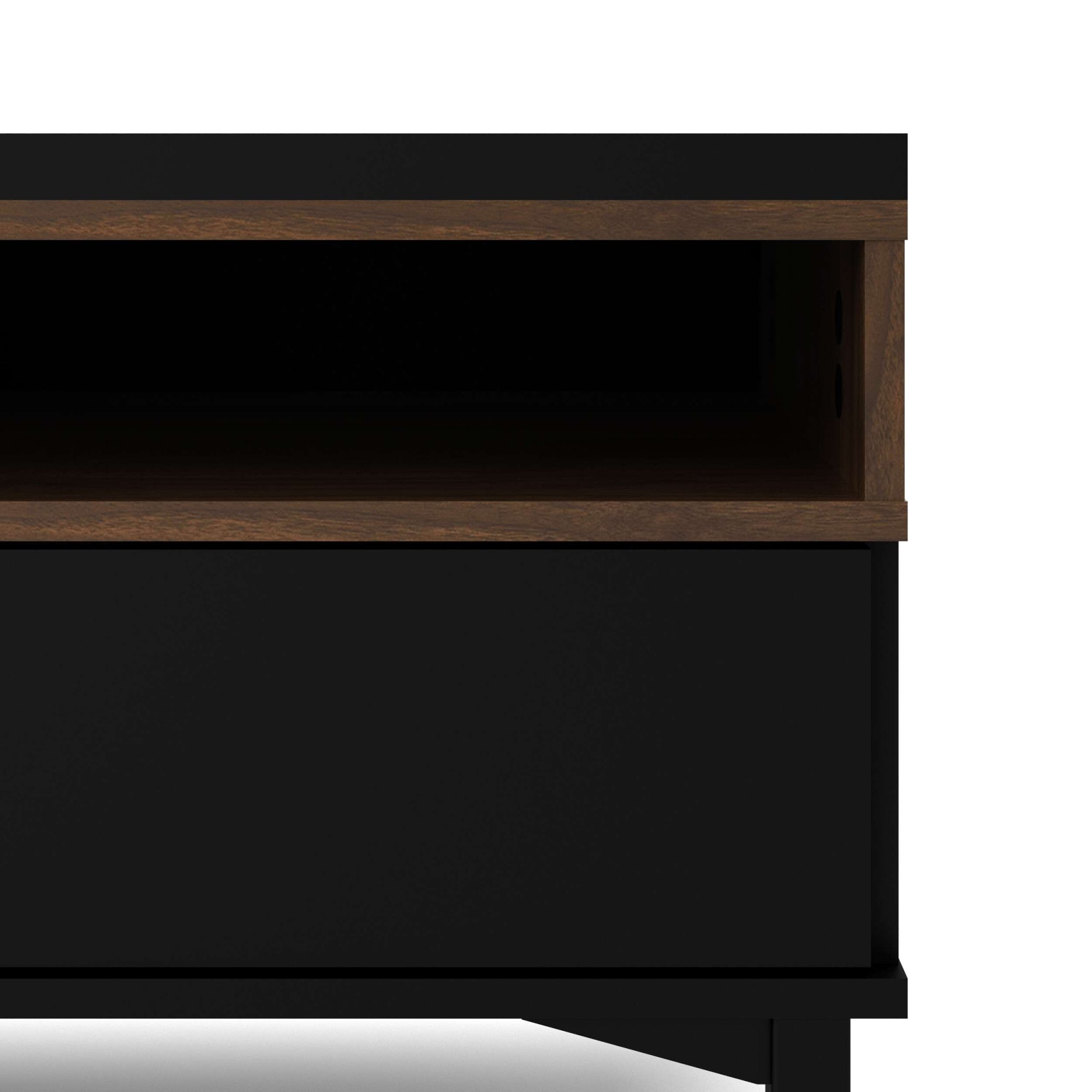 INOSIGN TV-Board »Roomers TV-Board, TV-Möbel, TV-Unit, Media-Möbel, Sideboard«, Breite/Höhe 156/48 cm, 2 offene Fächer mit Rahmen-Optik, Kabelführung
