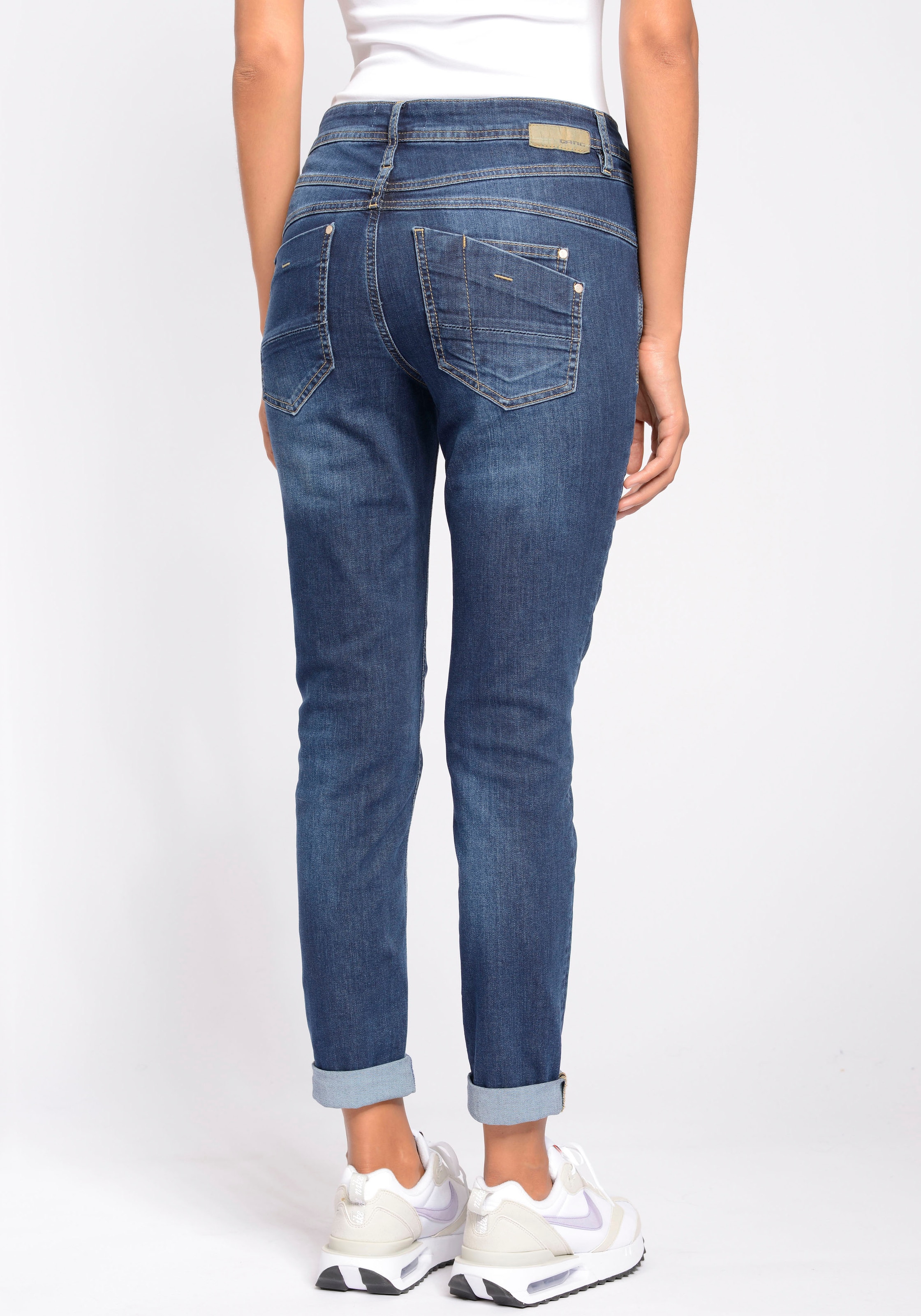 »94Amelie Fit«, mit bei GANG Relaxed Relax-fit-Jeans Used-Effekten