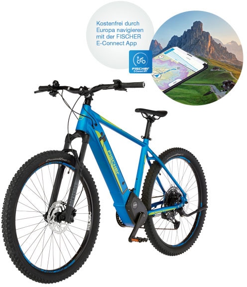 FISCHER Fahrrad E-Bike »MONTIS 6.0i 504«, 12 Gang, Pedelec, Elektrofahrrad für Damen u. Herren, MTB